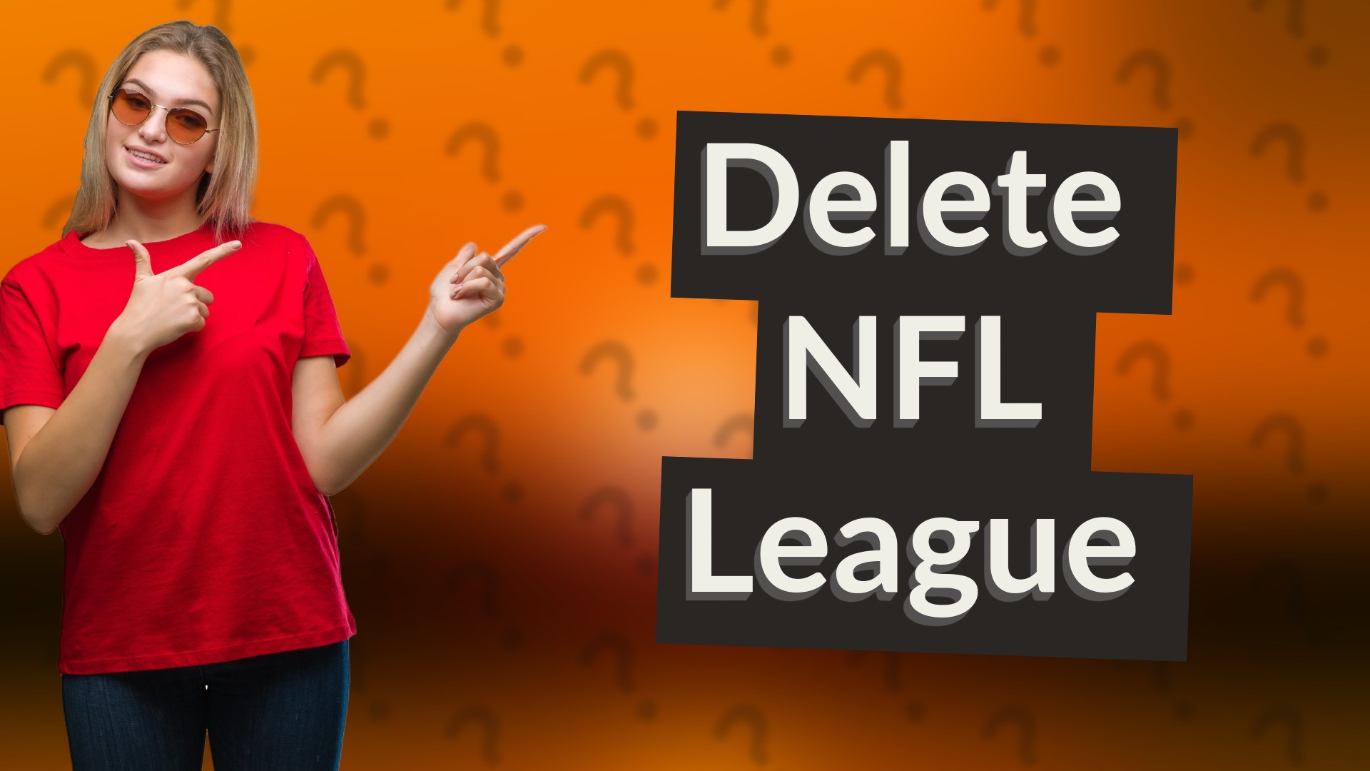 Delete NFL League