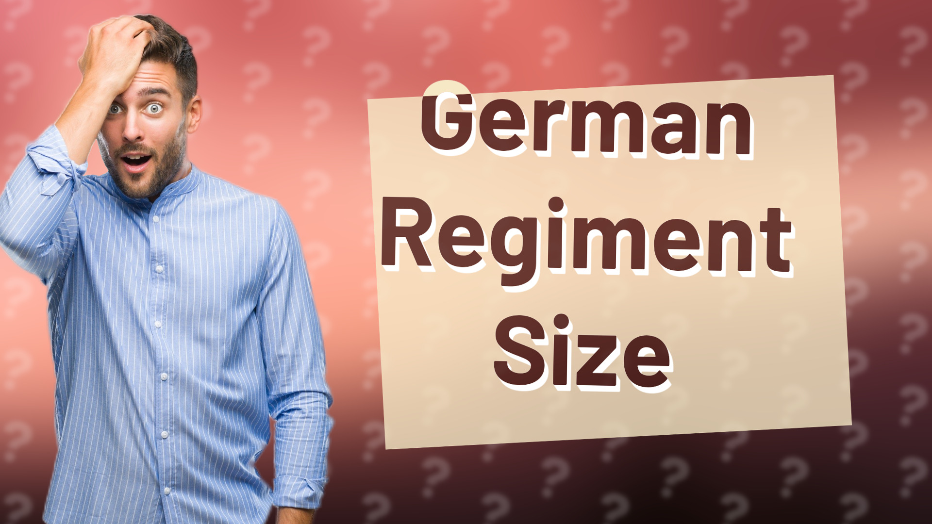 German Regiment Size