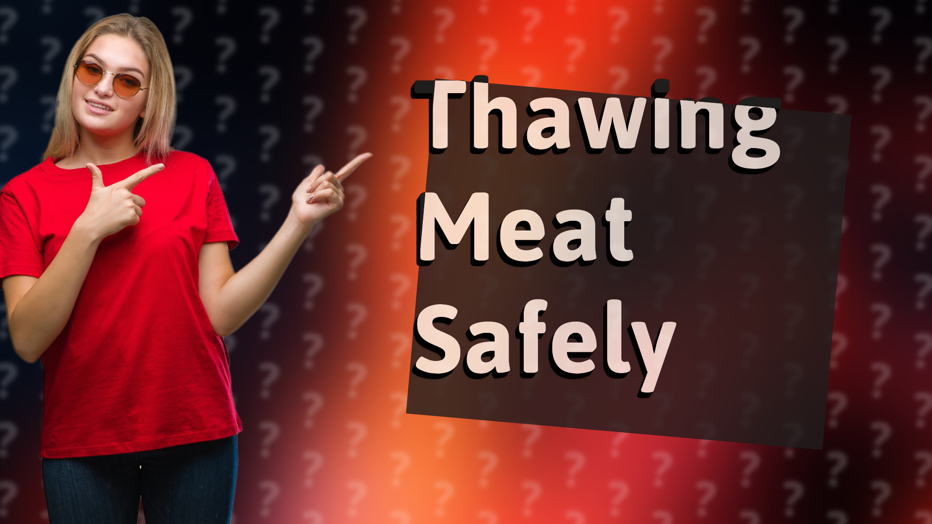 Thawing Meat Safely