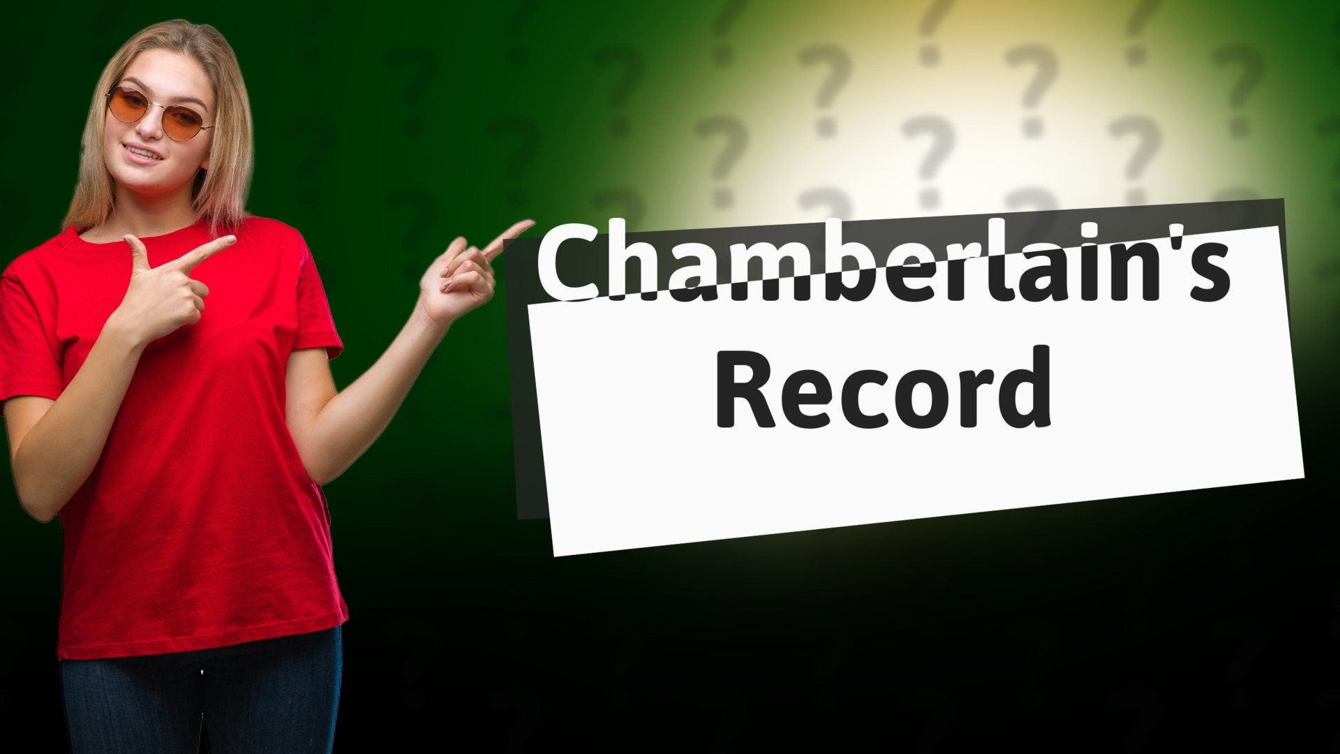 Chamberlain's Record