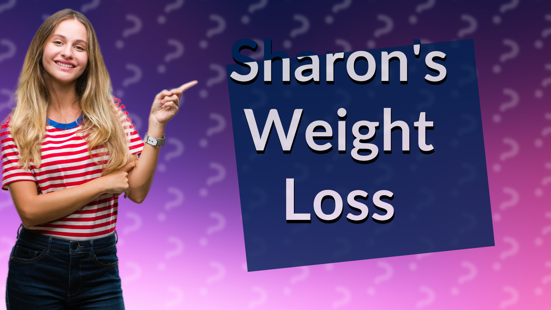 Sharon's Weight Loss