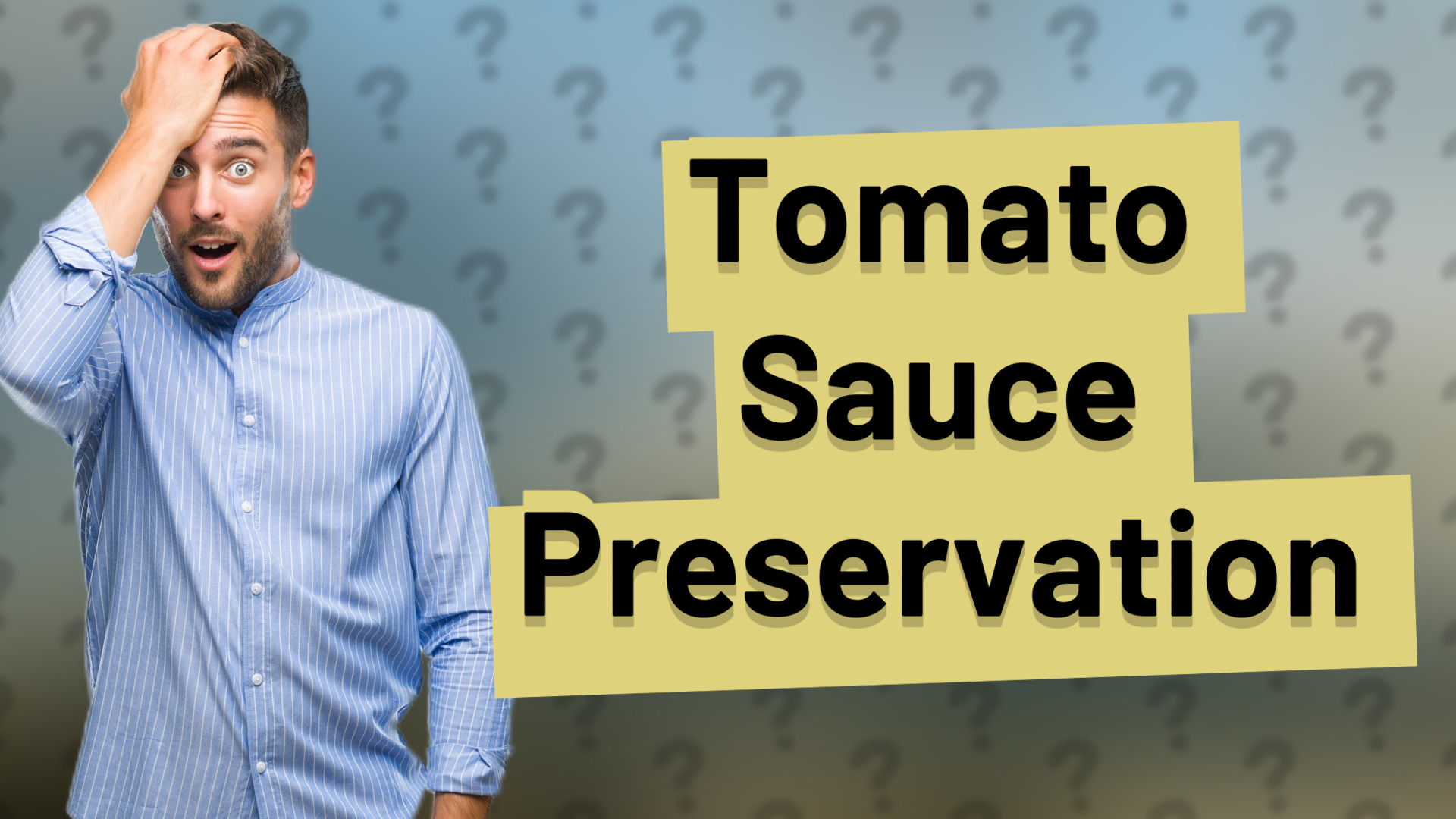 Tomato Sauce Preservation