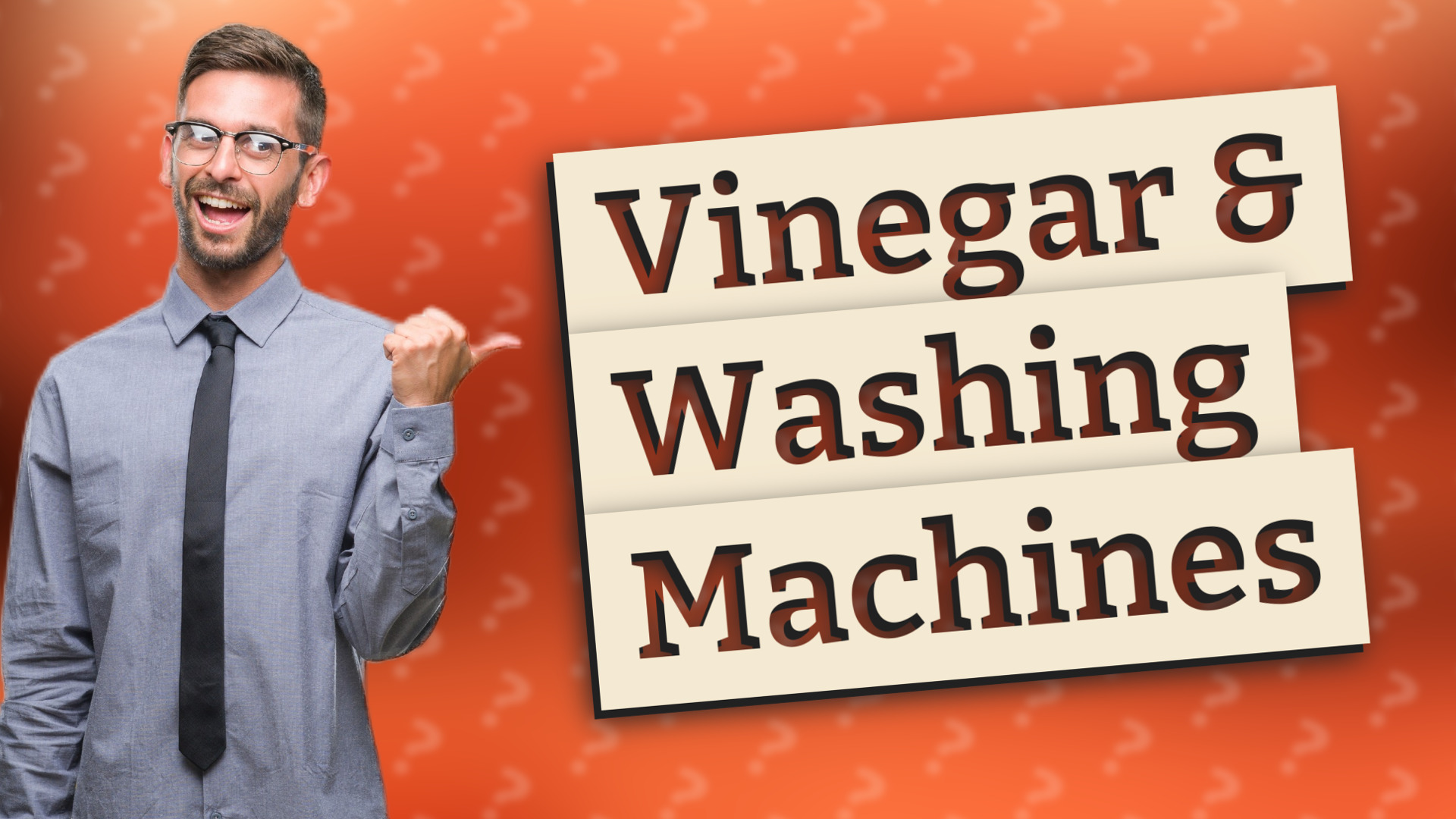 Vinegar & Washing Machines