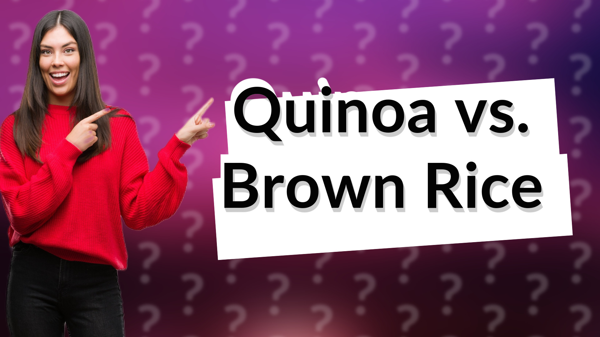 Quinoa vs. Brown Rice
