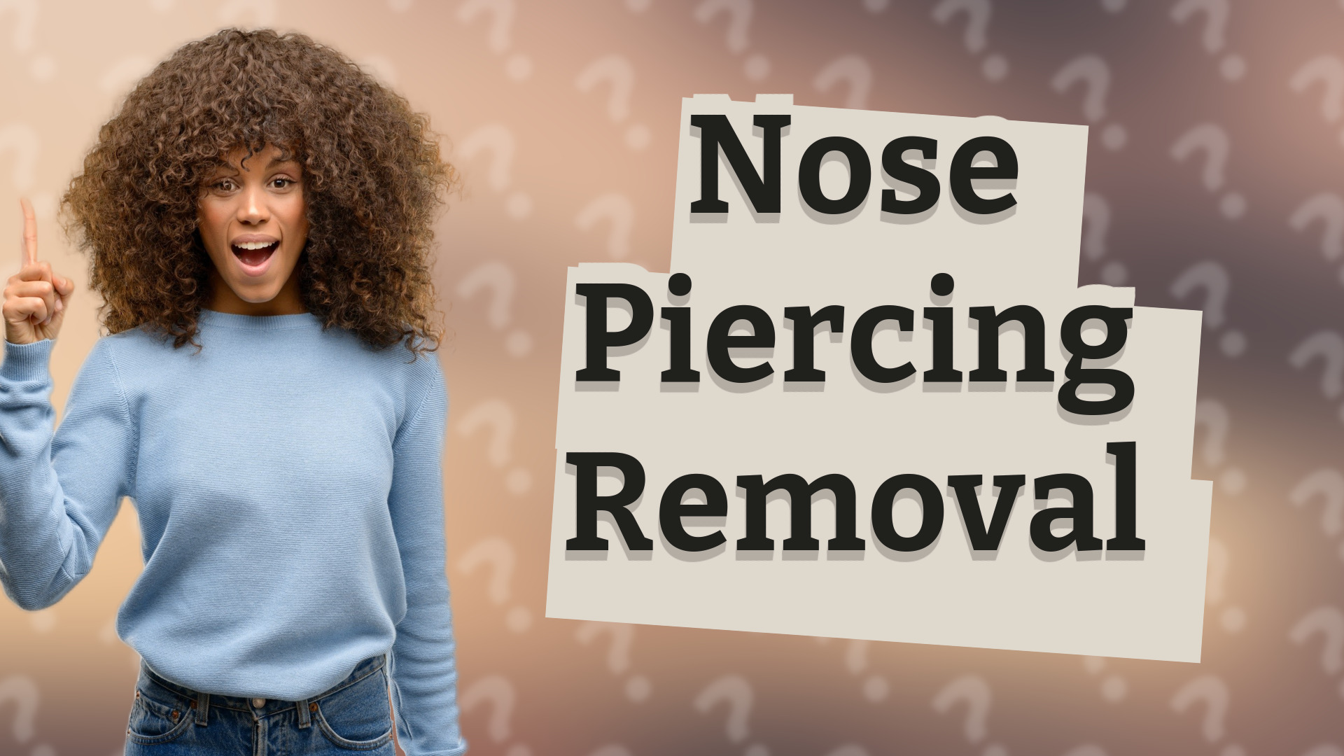 Nose Piercing Removal