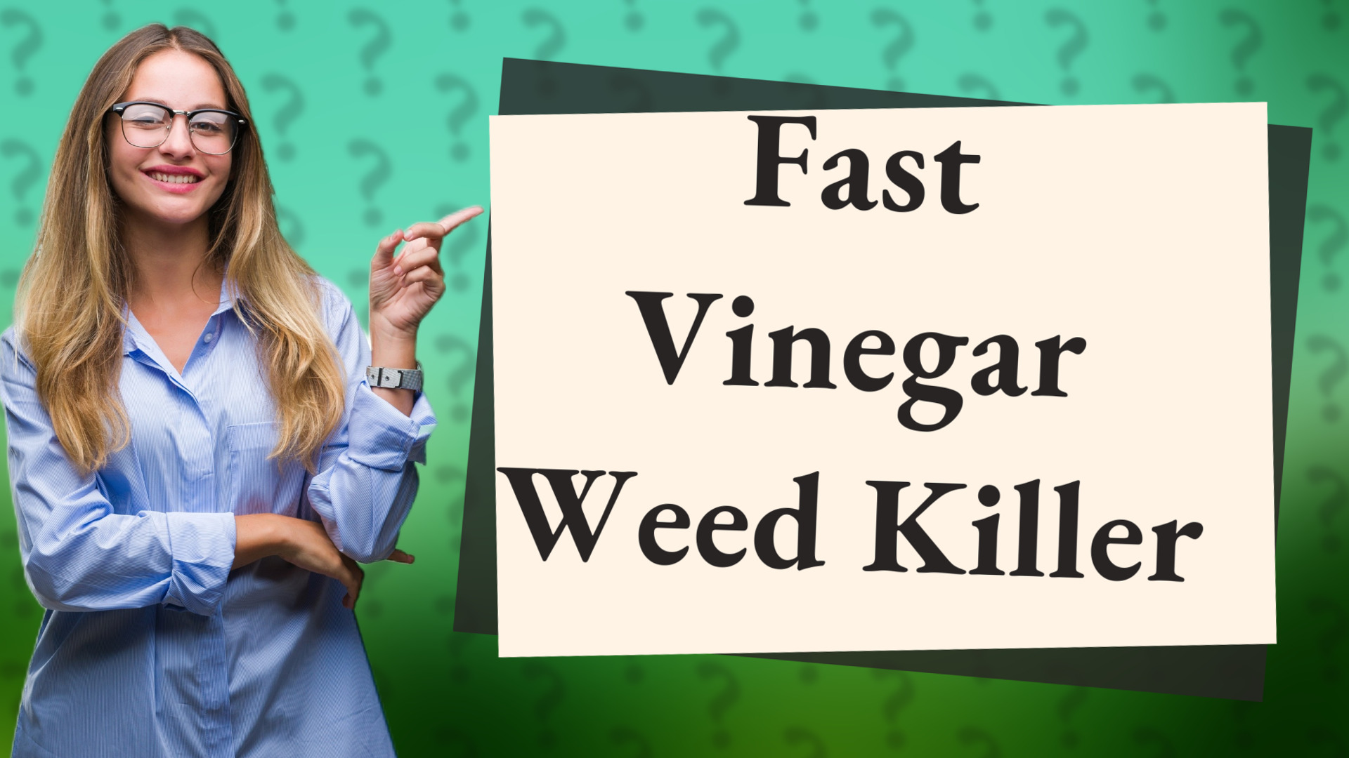 Fast Vinegar Weed Killer