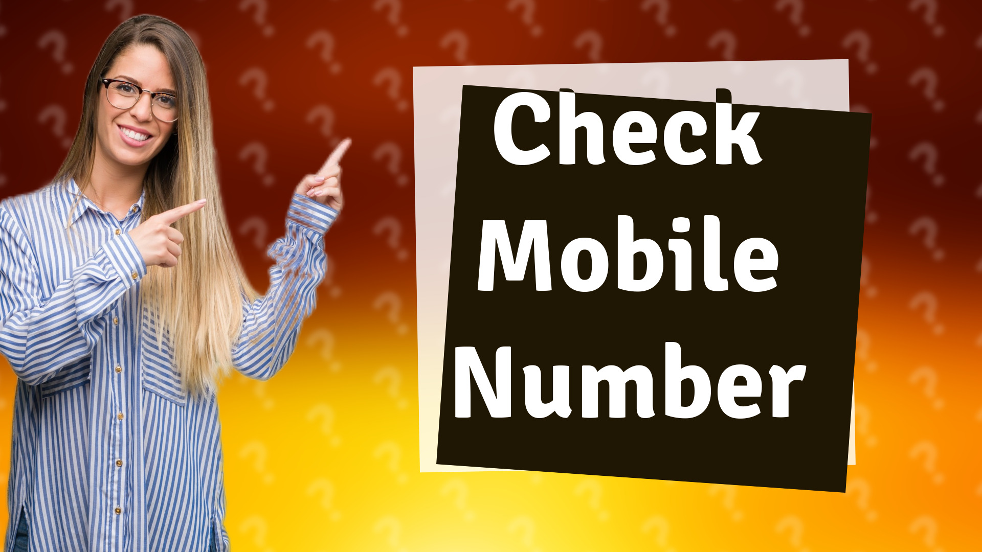 Check Mobile Number