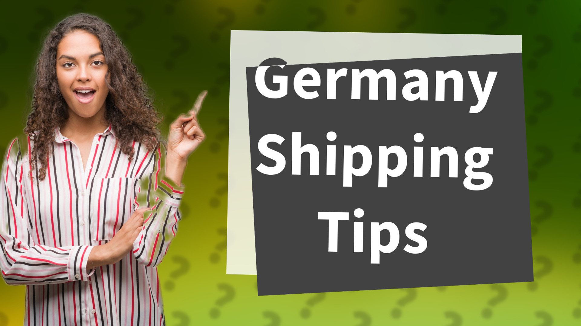 Germany Shipping Tips