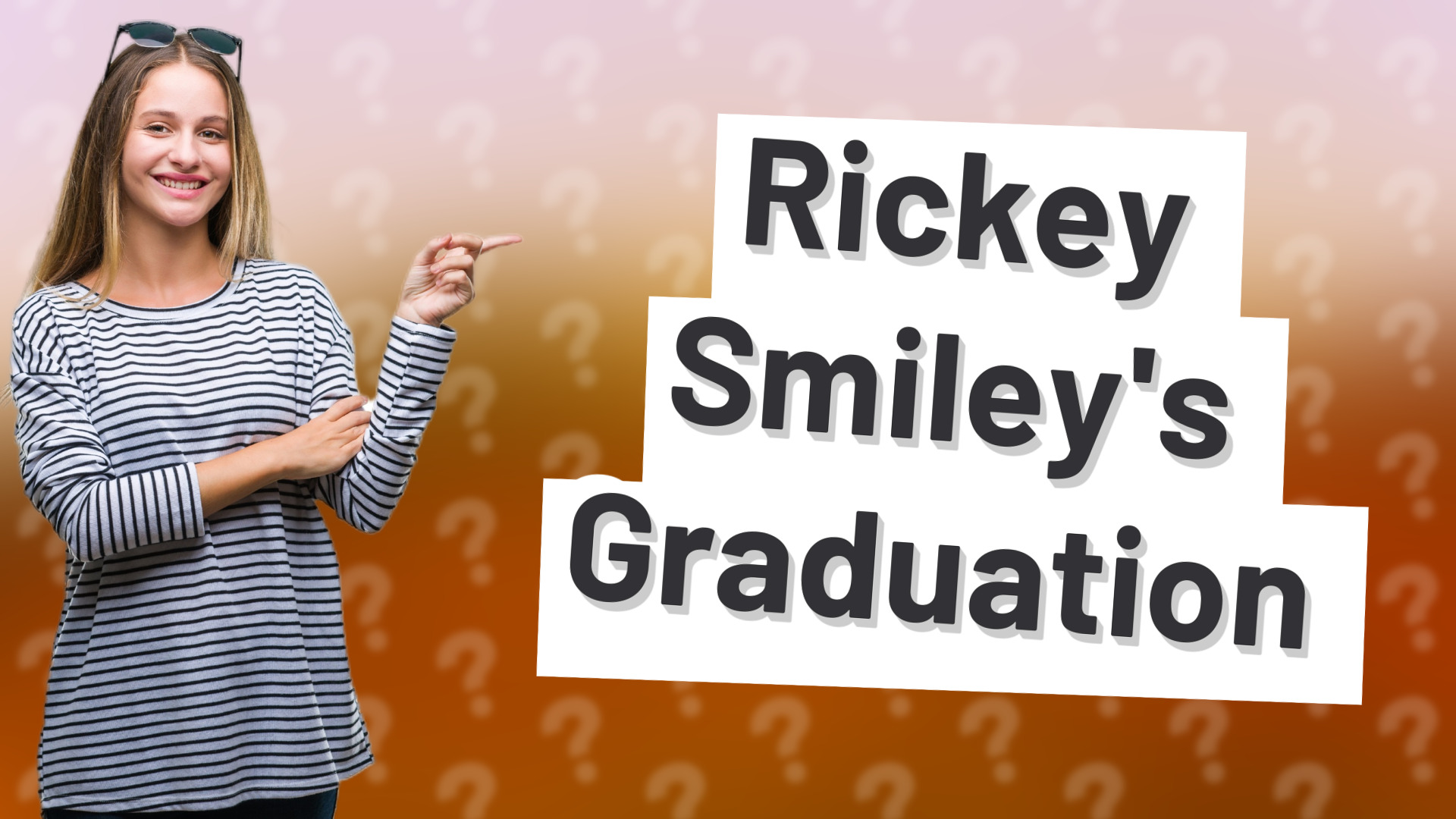 Rickey Smiley's Graduation
