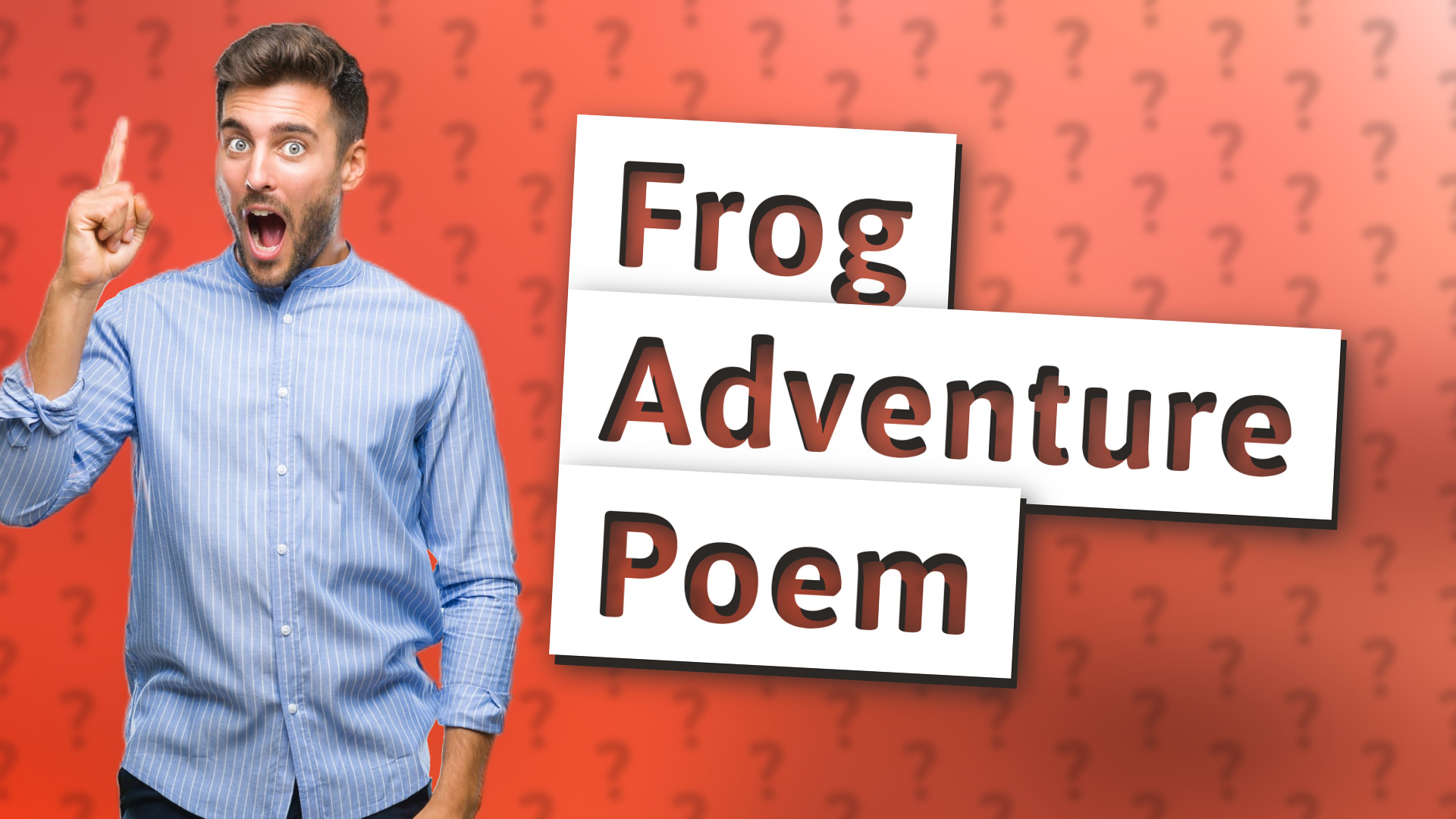 Frog Adventure Poem