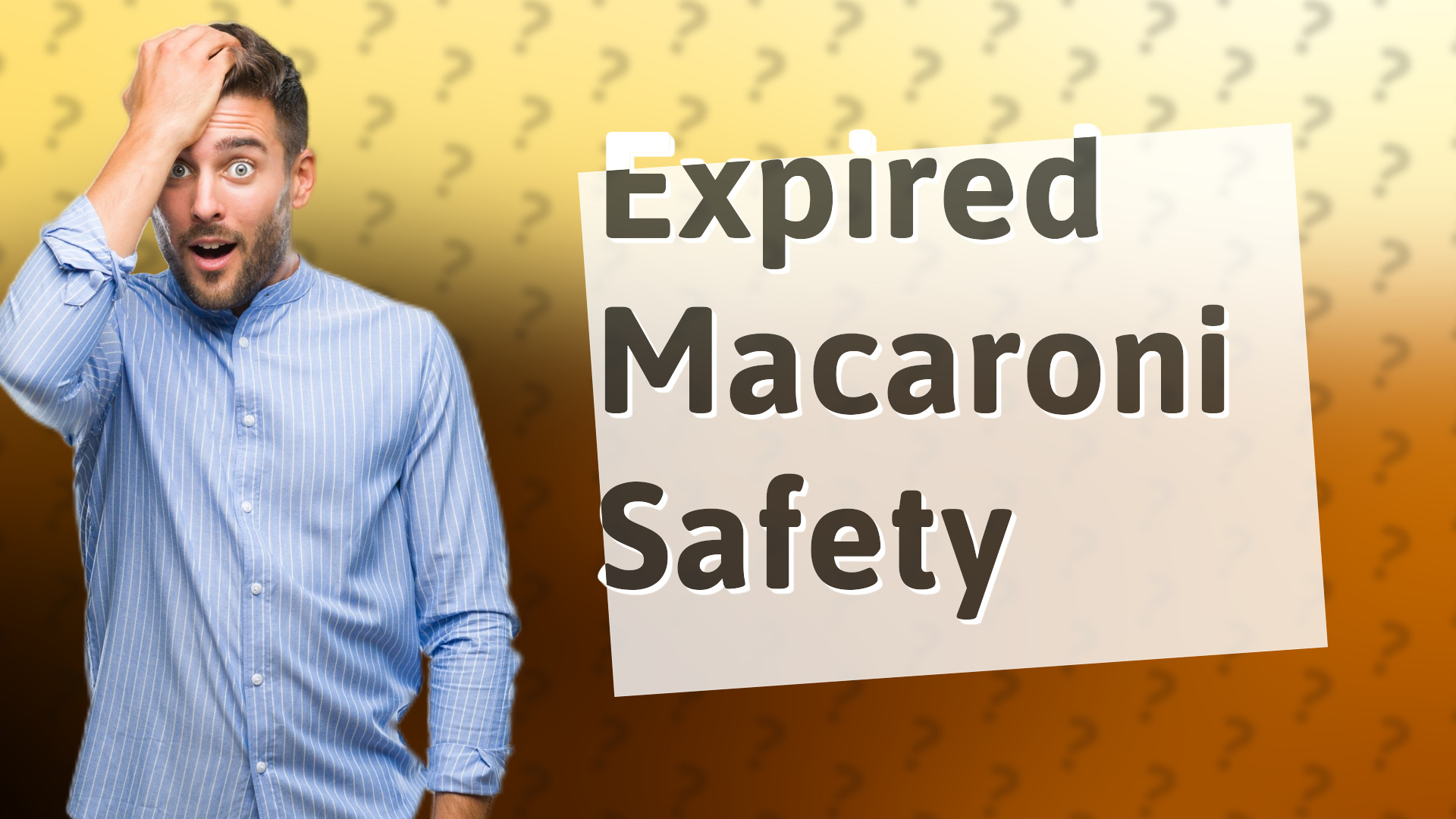 Expired Macaroni Safety