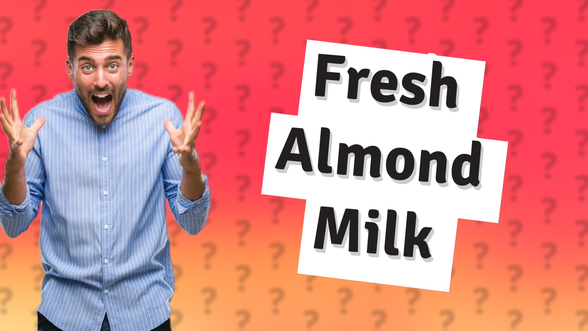 Fresh Almond Milk