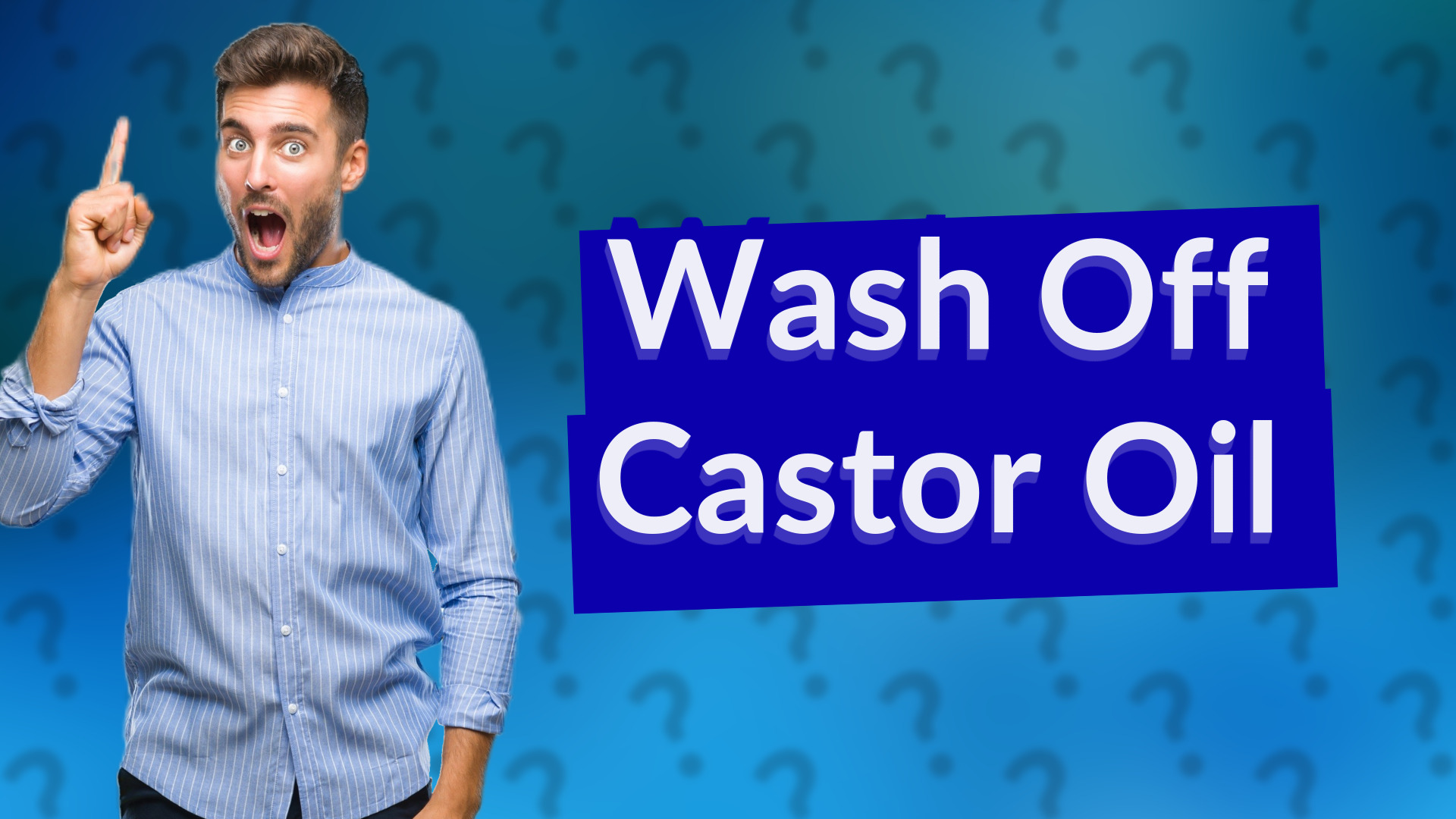 Wash Off Castor Oil