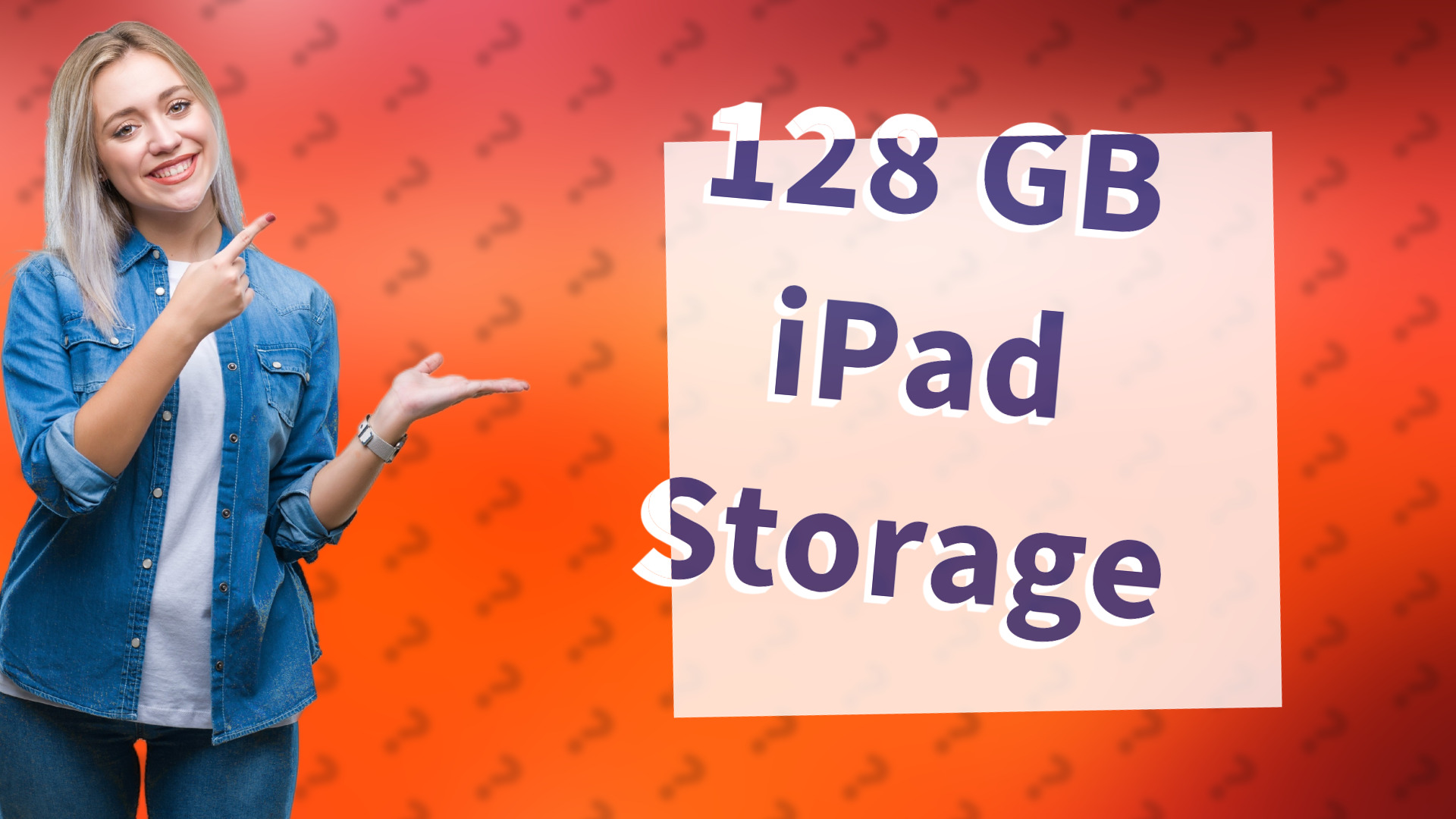 128 GB iPad Storage