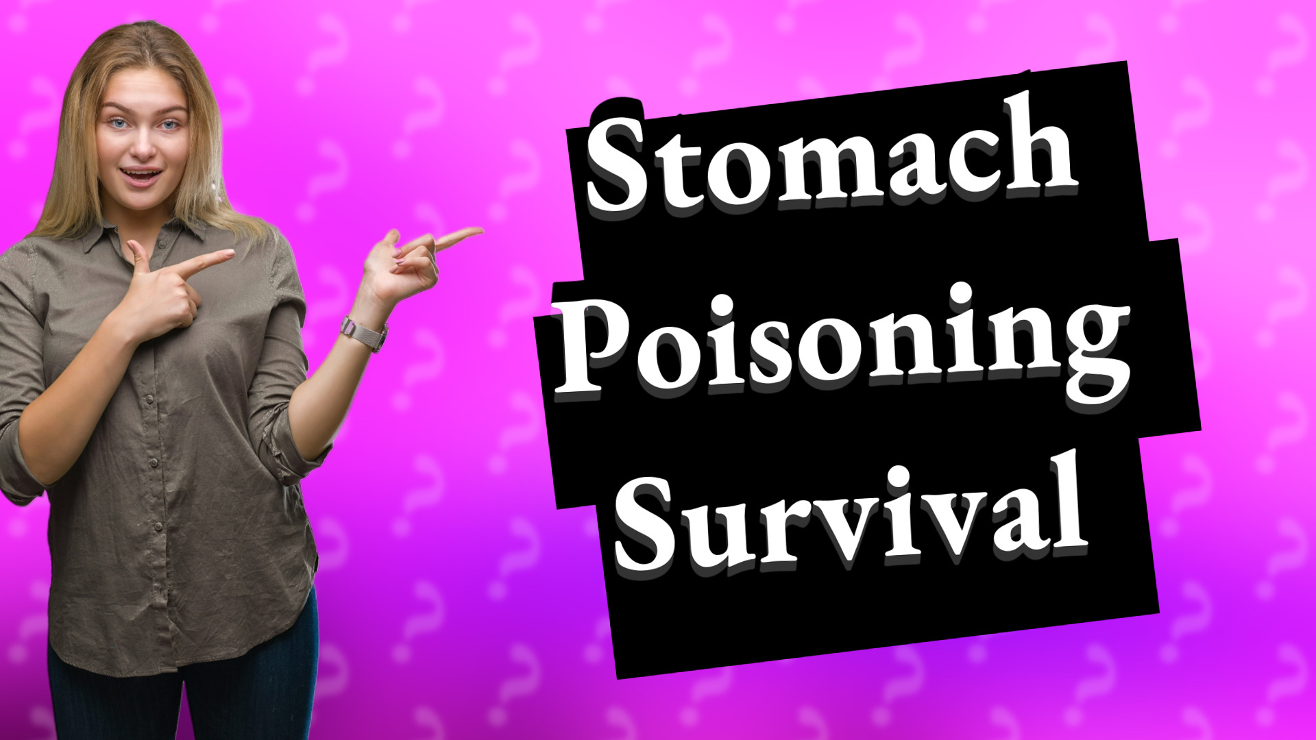 Stomach Poisoning Survival