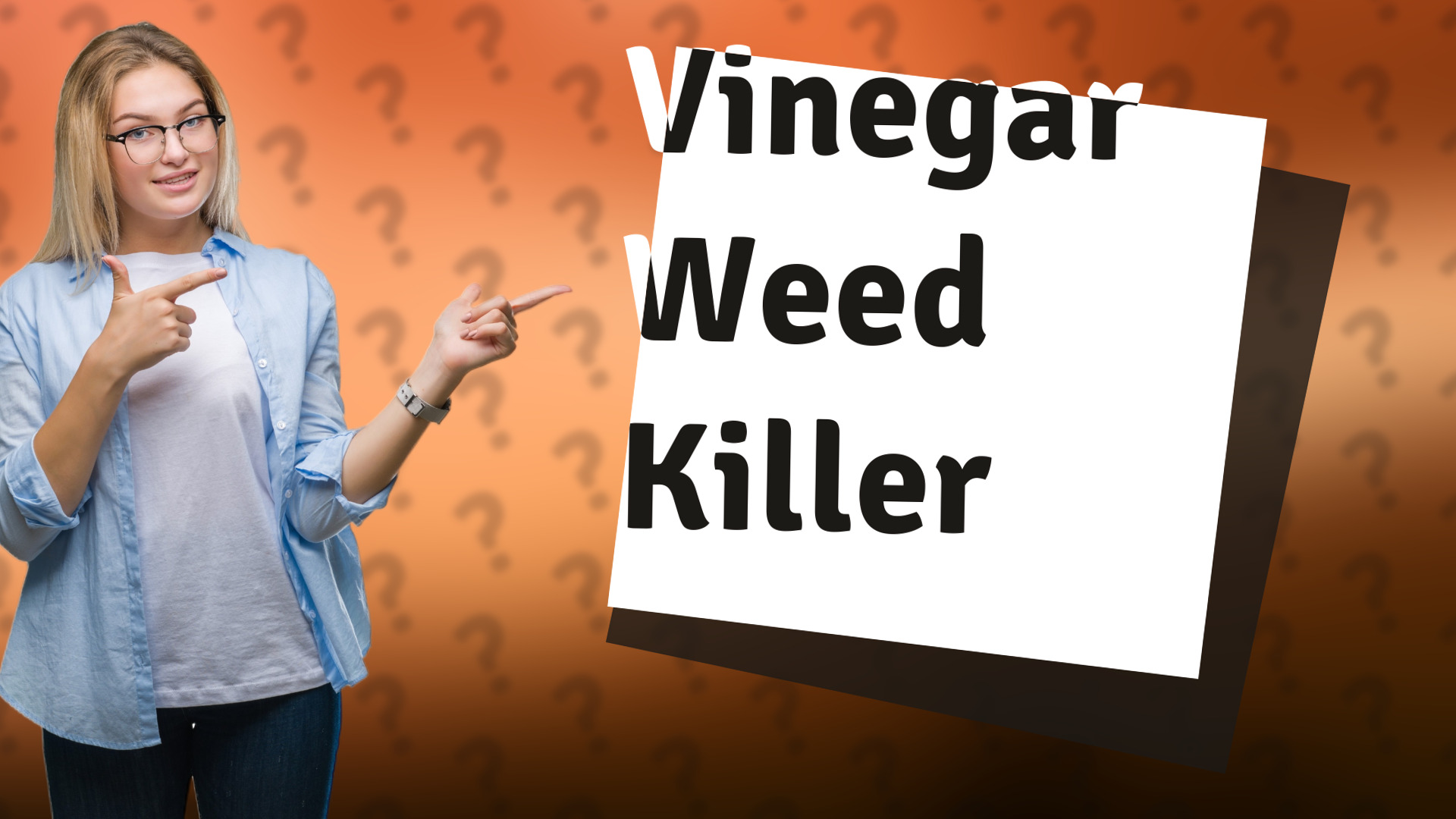 Vinegar Weed Killer