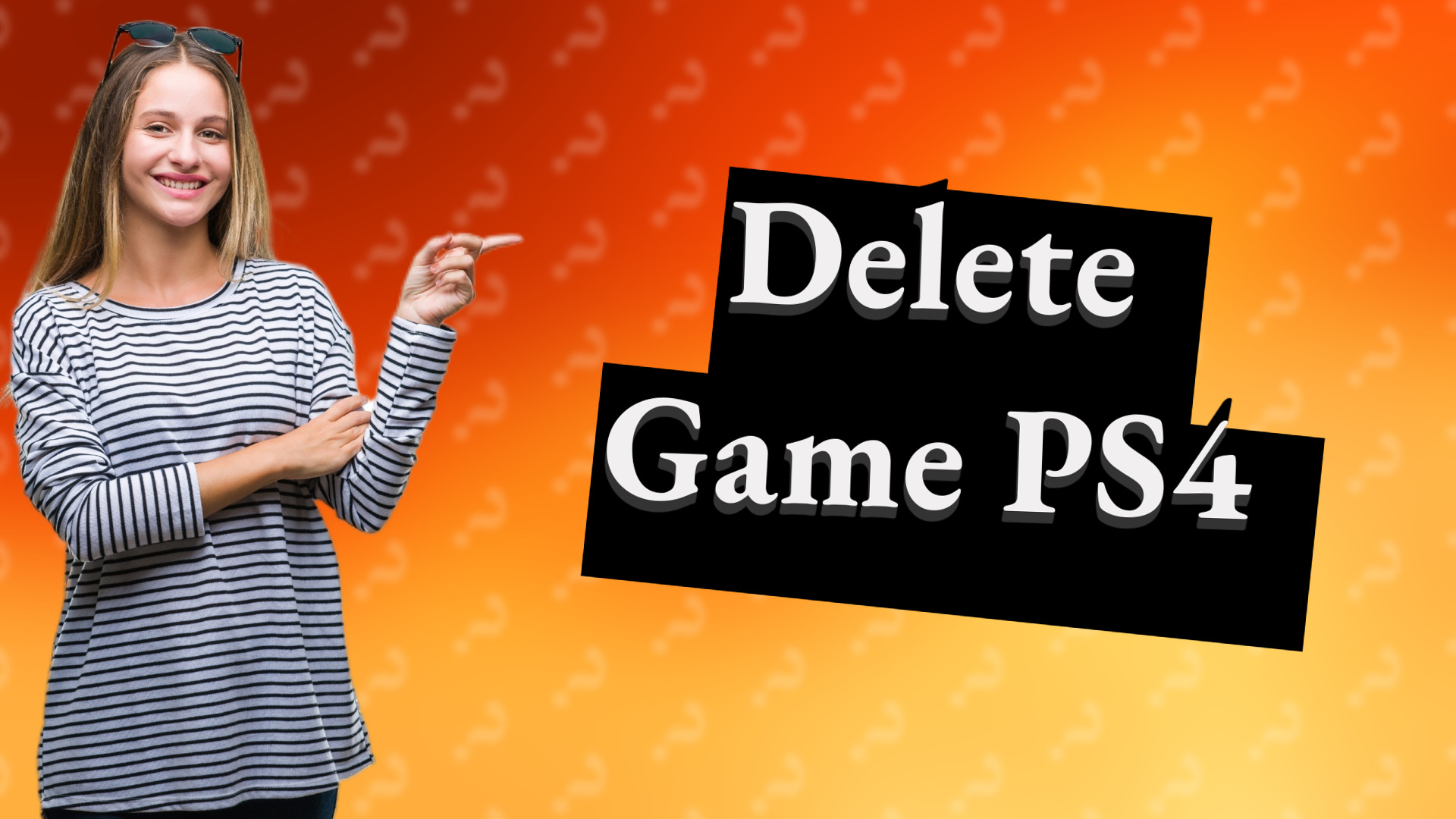 Delete Game PS4