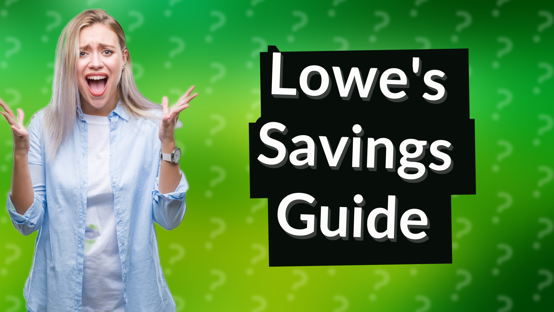 Lowe's Savings Guide