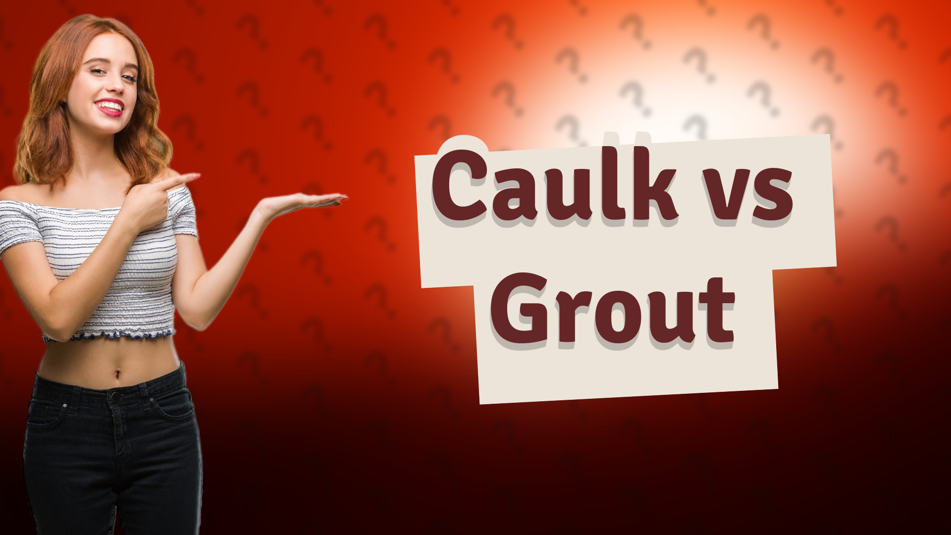 Caulk vs Grout