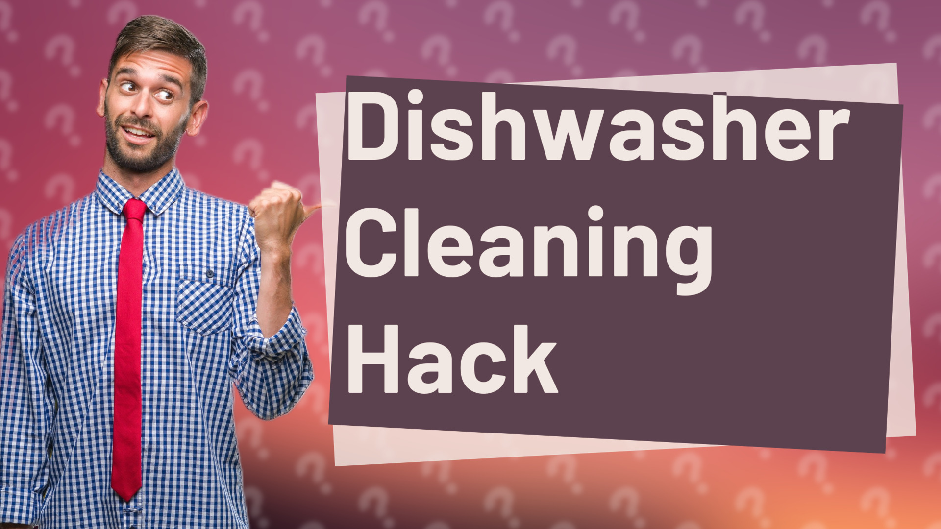 Dishwasher Cleaning Hack