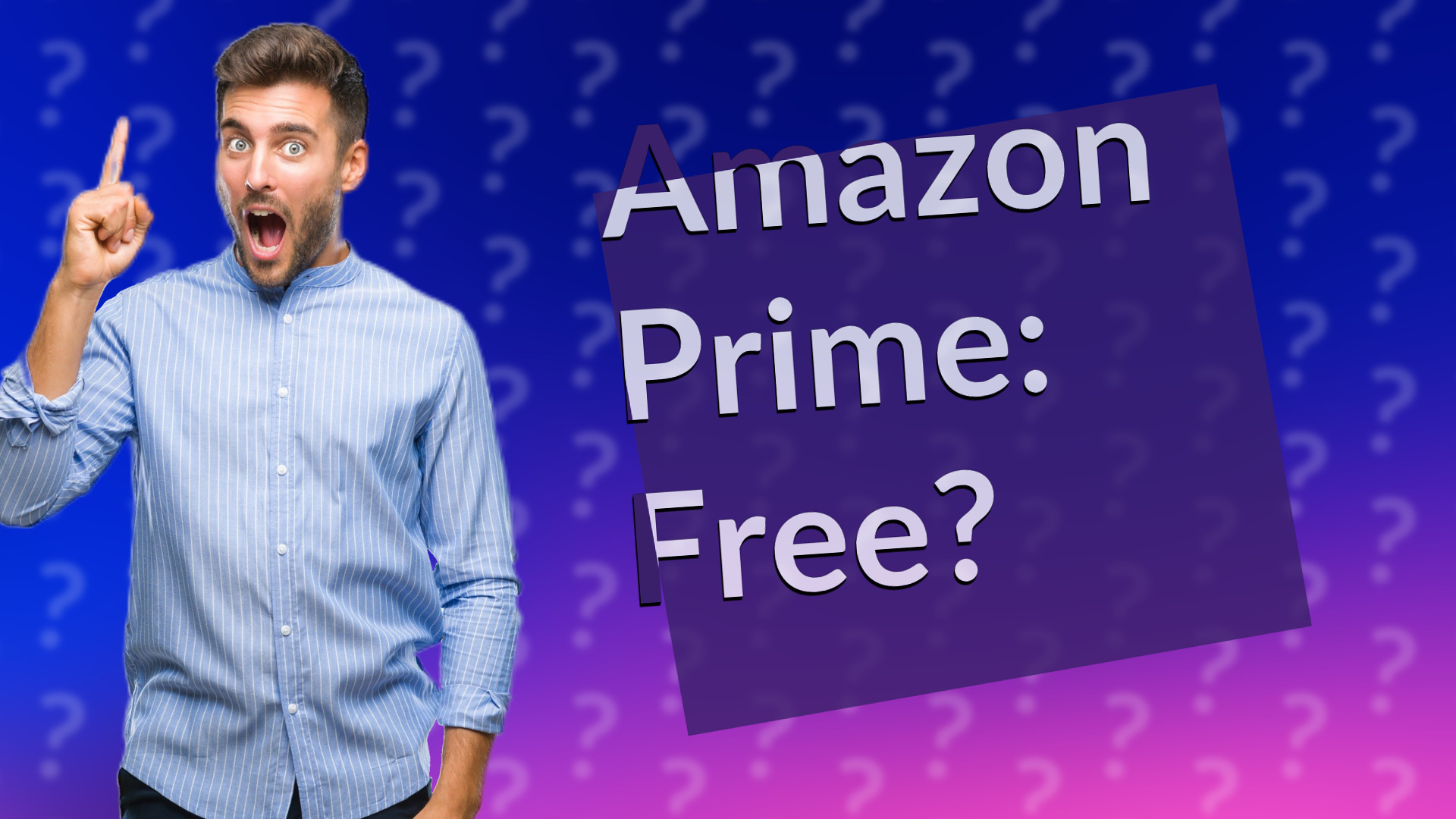 Amazon Prime: Free?