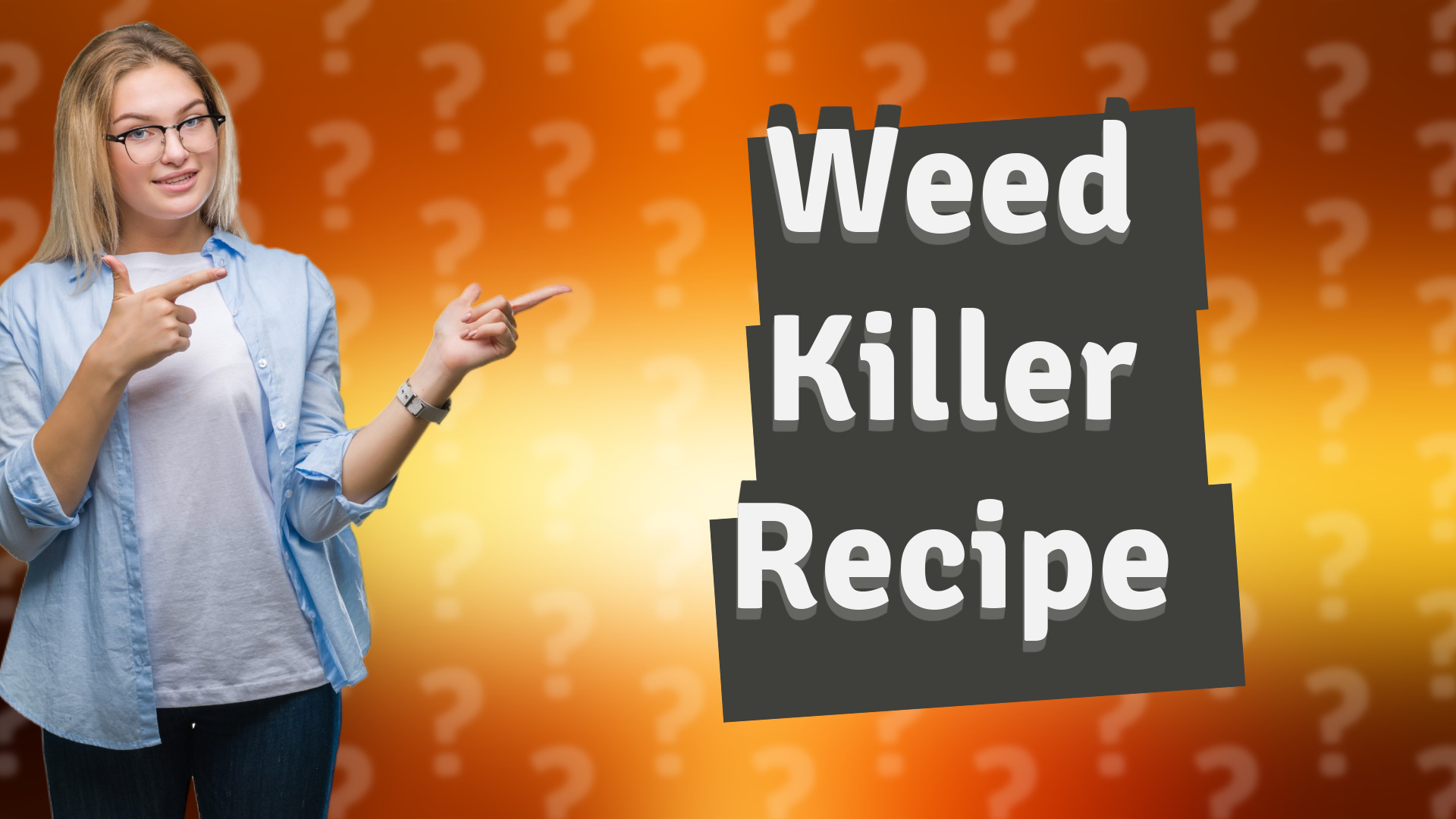 Weed Killer Recipe