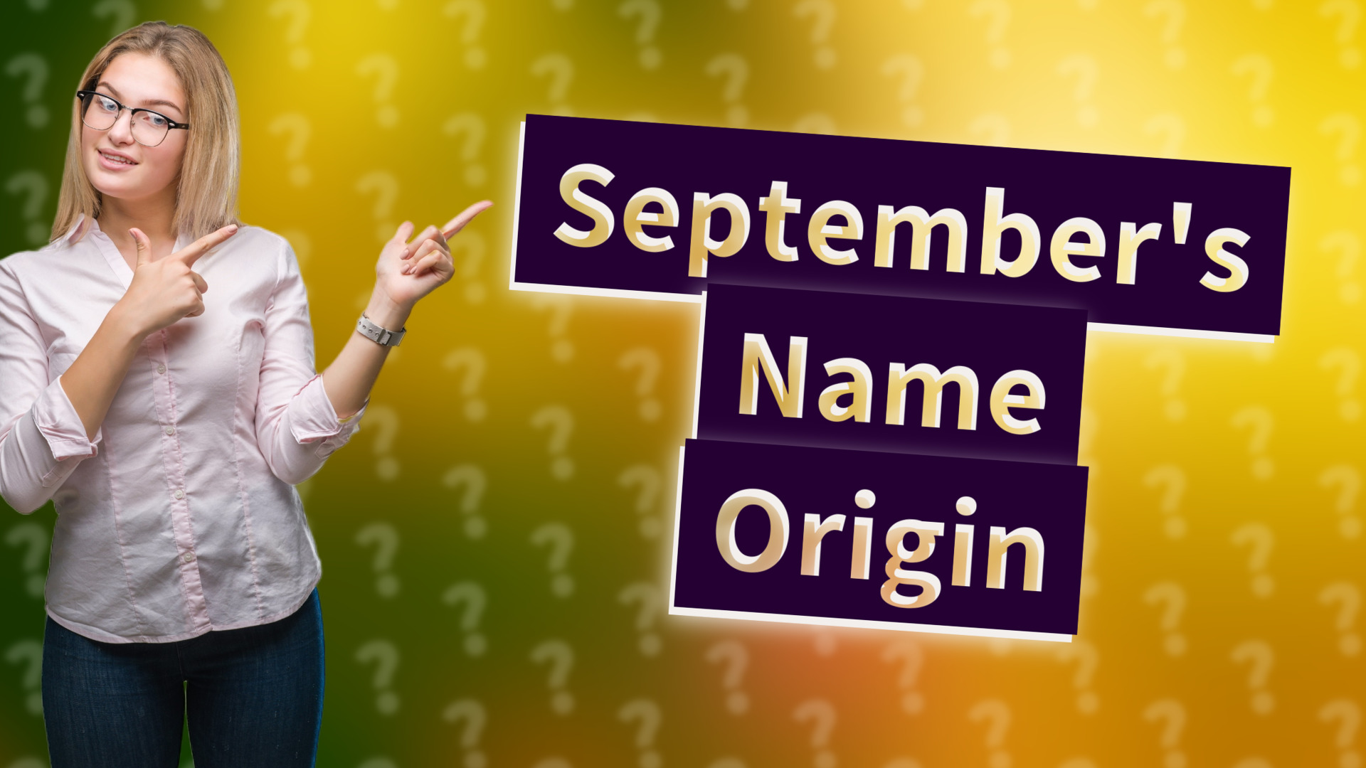 September's Name Origin