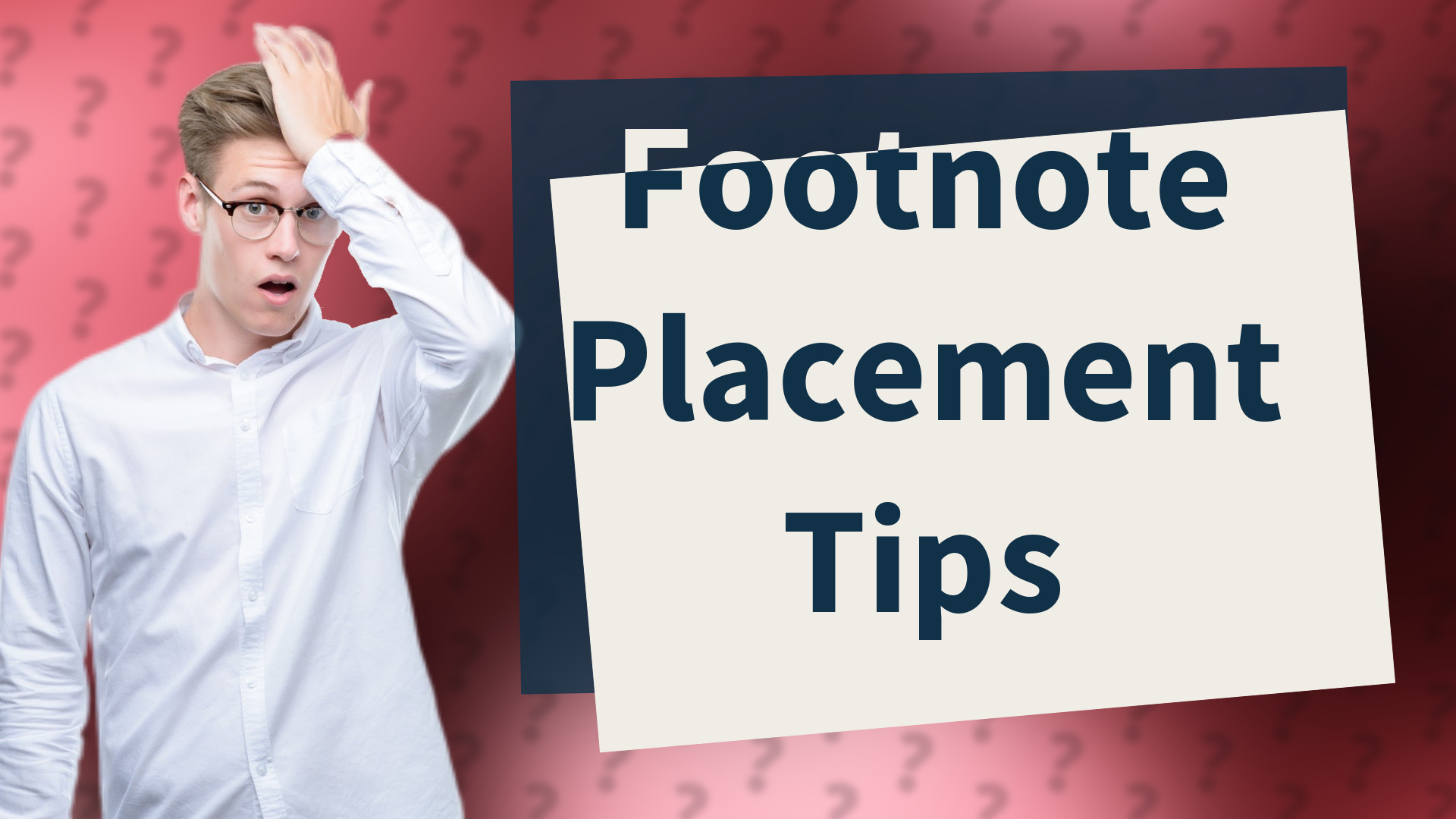 Footnote Placement Tips
