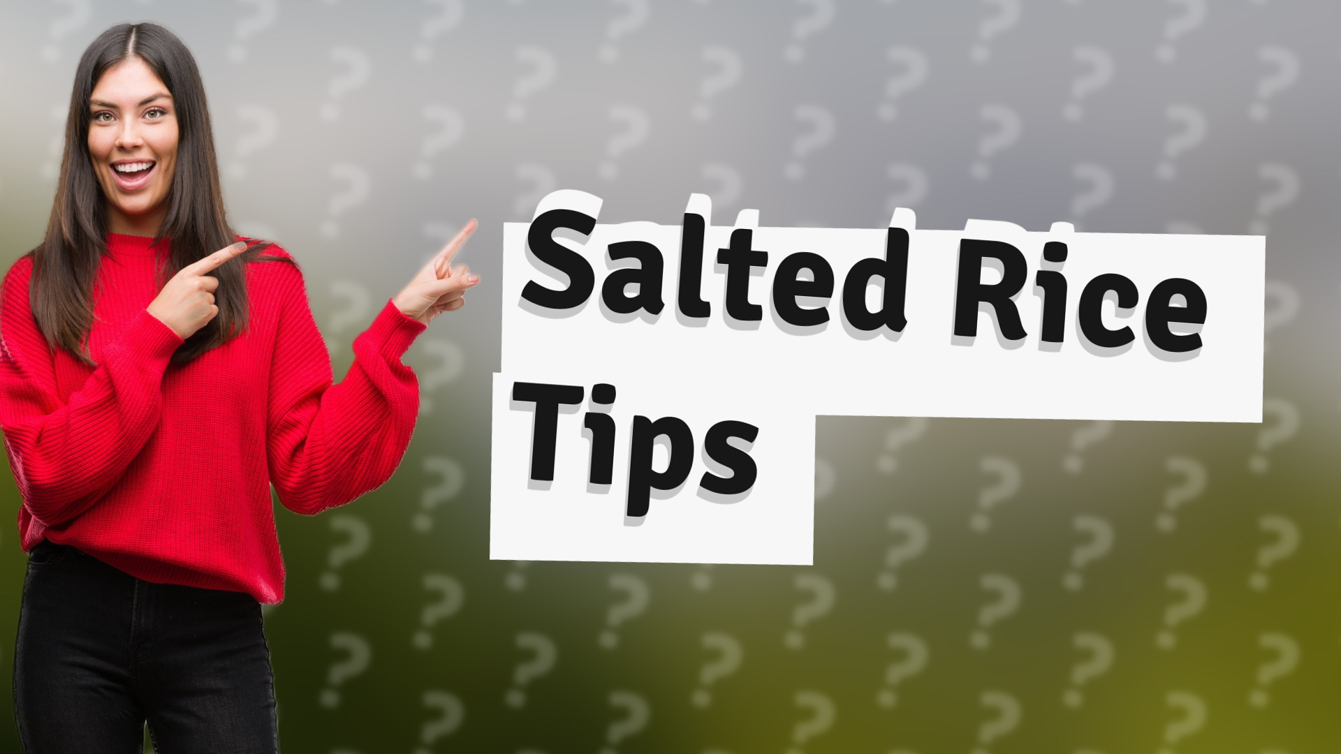 Salted Rice Tips