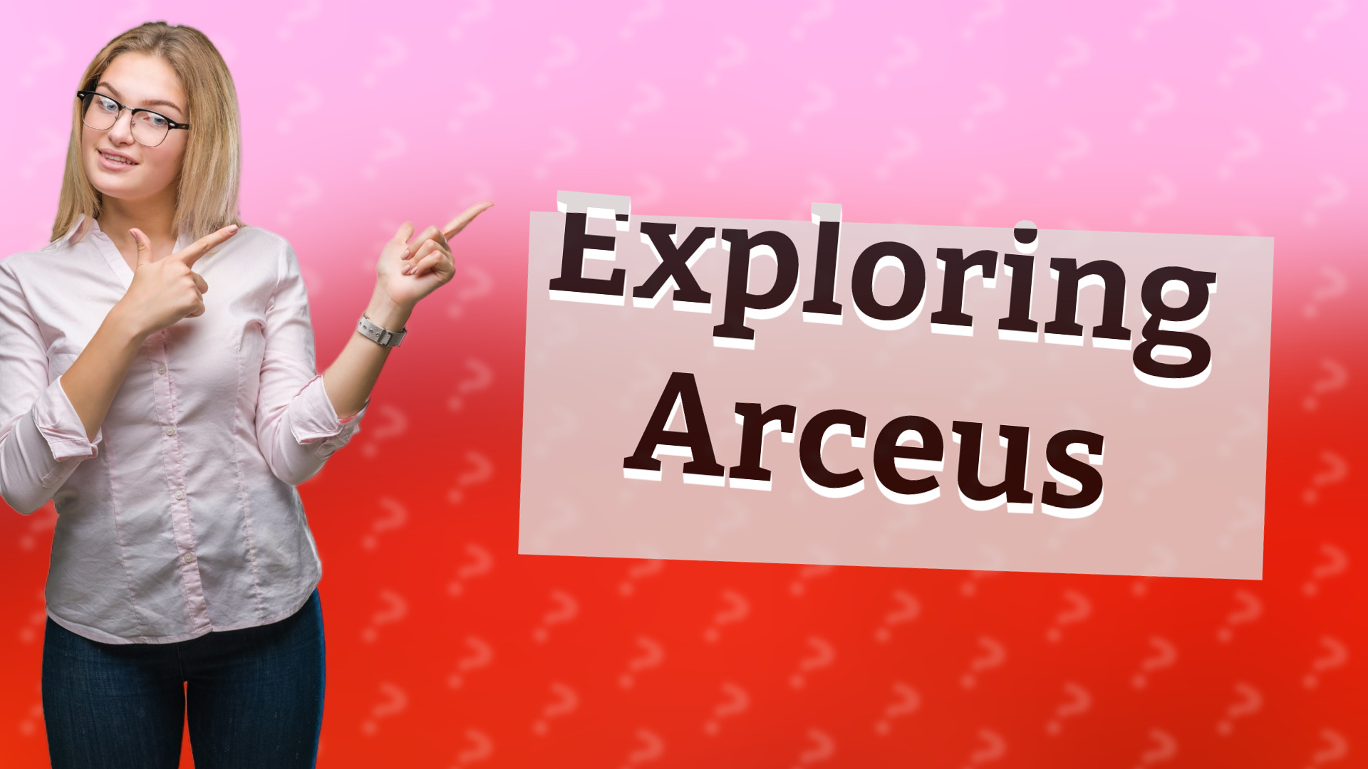 Exploring Arceus