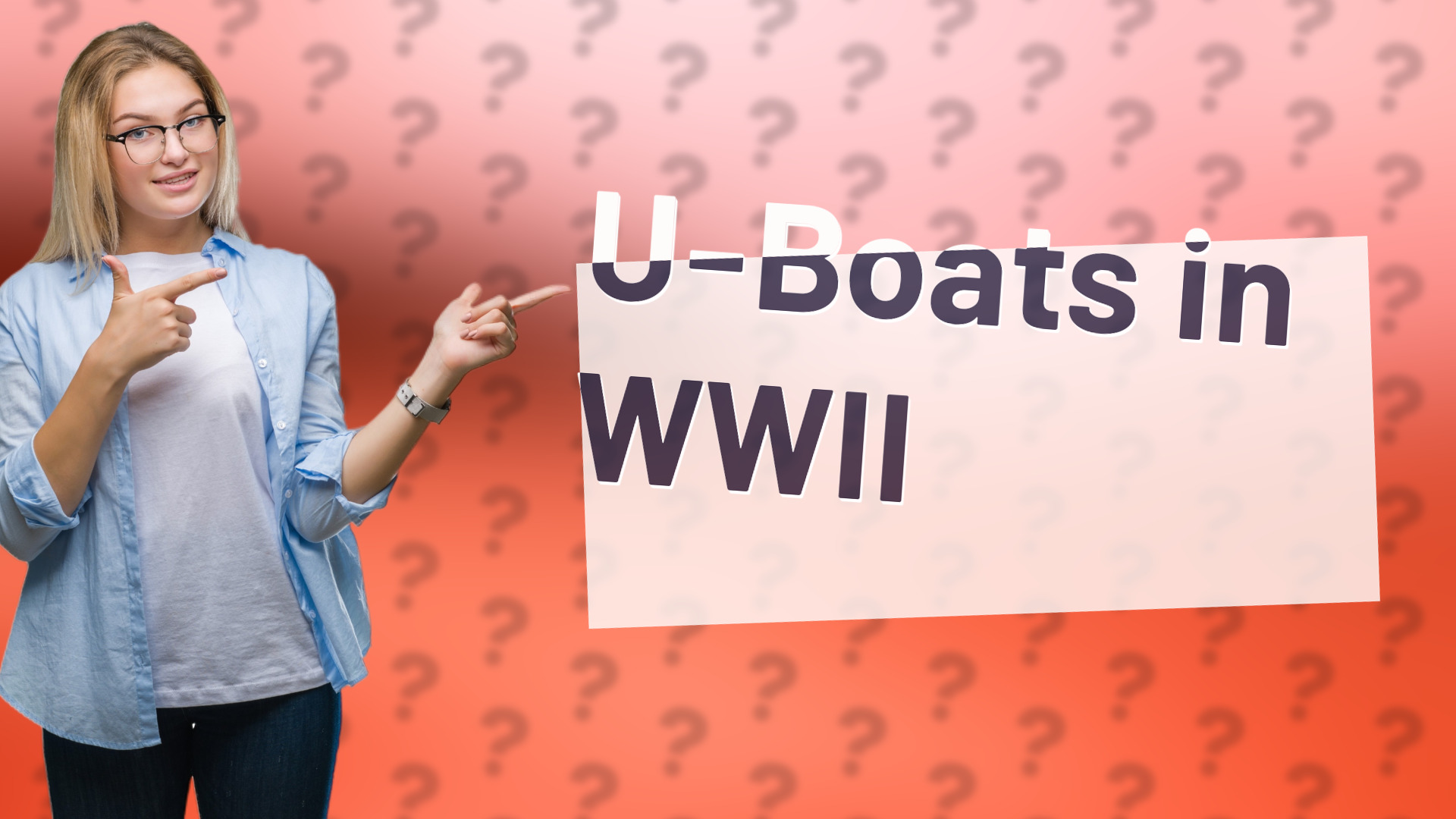 U-Boats in WWII