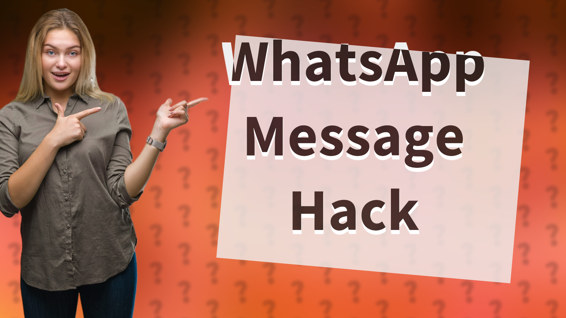 WhatsApp Message Hack