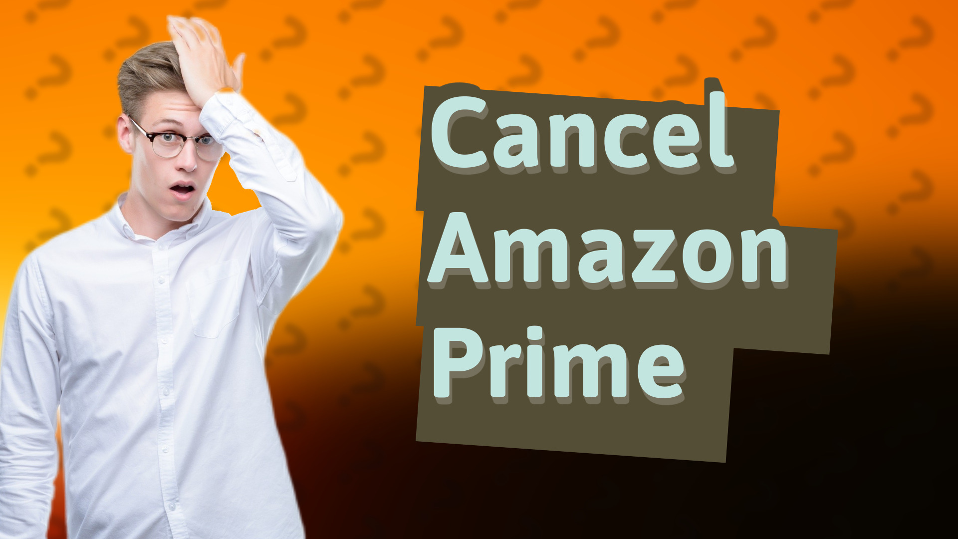 Cancel Amazon Prime