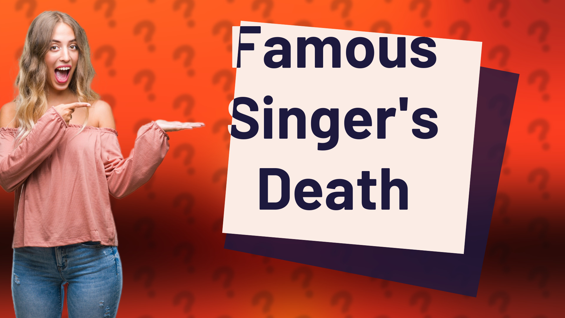 Famous Singer's Death