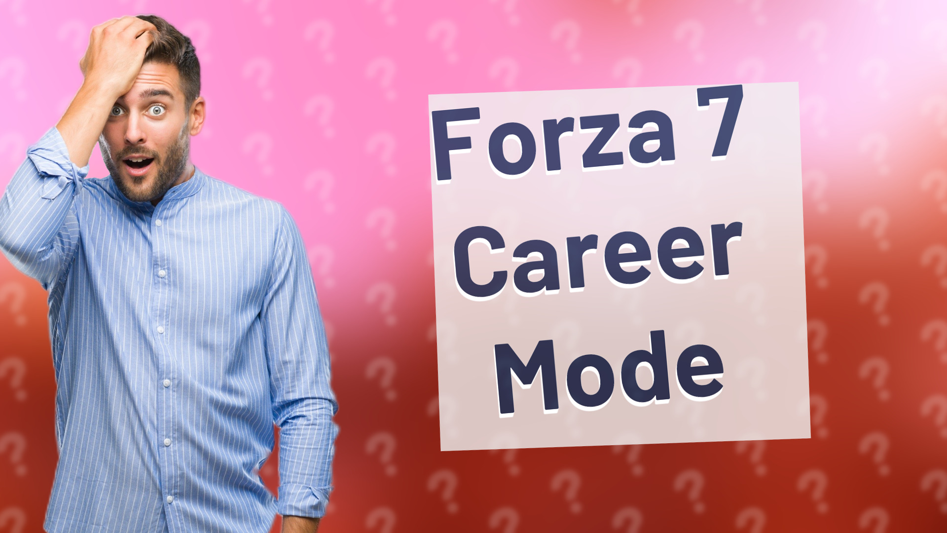 Forza 7 Career Mode