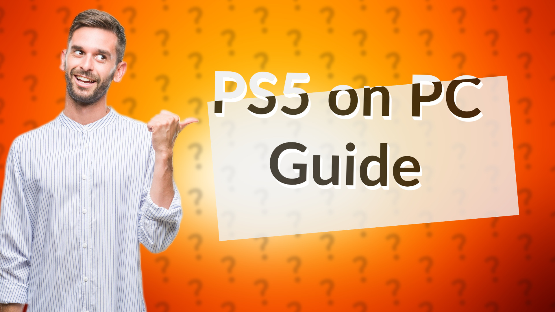 PS5 on PC Guide