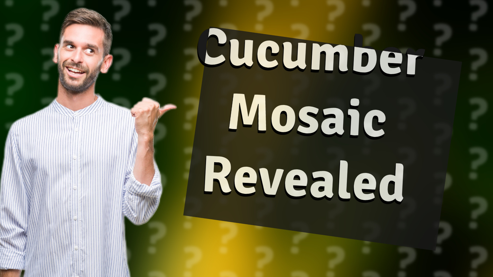 Cucumber Mosaic Revealed