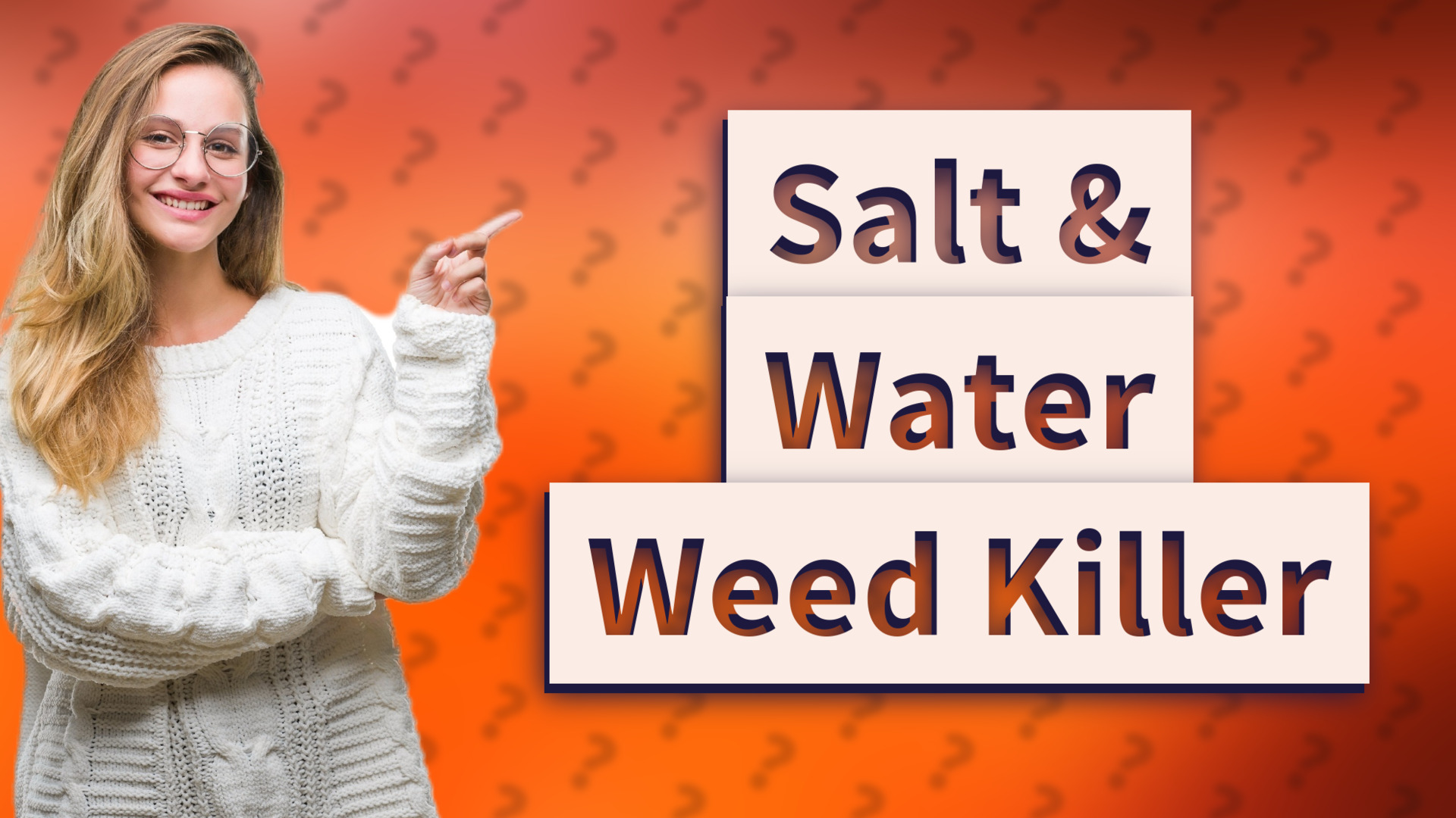 Salt & Water Weed Killer