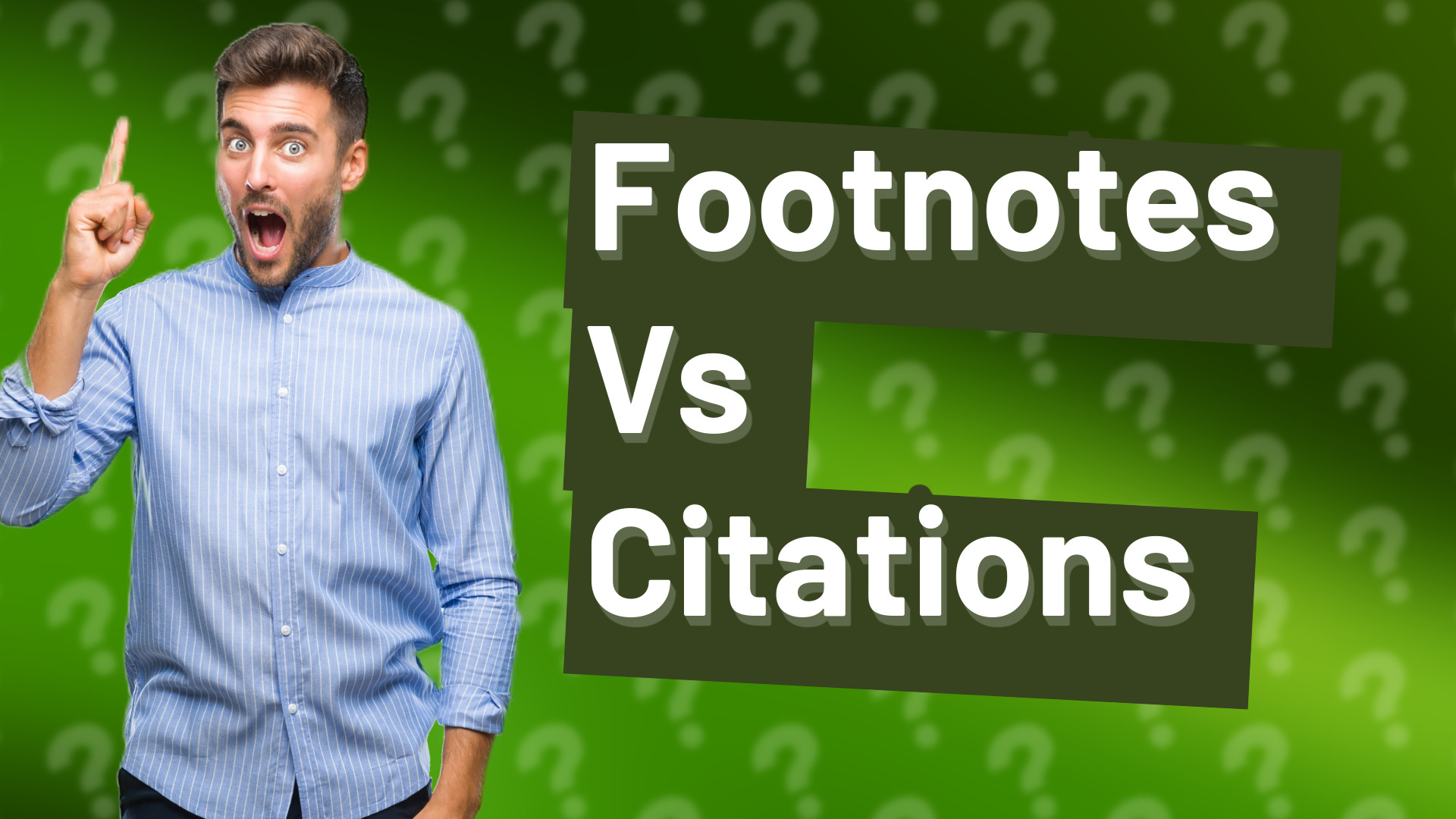 Footnotes Vs Citations