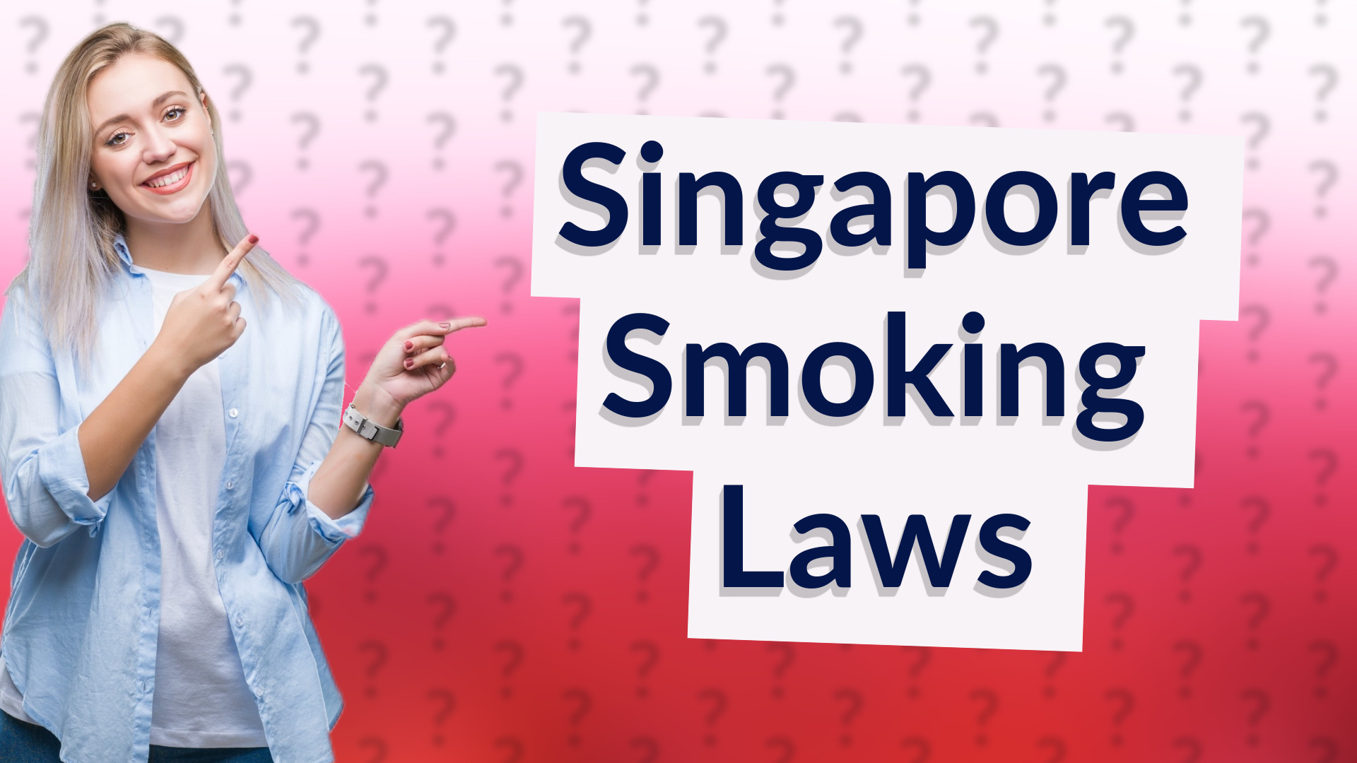 Singapore Smoking Laws