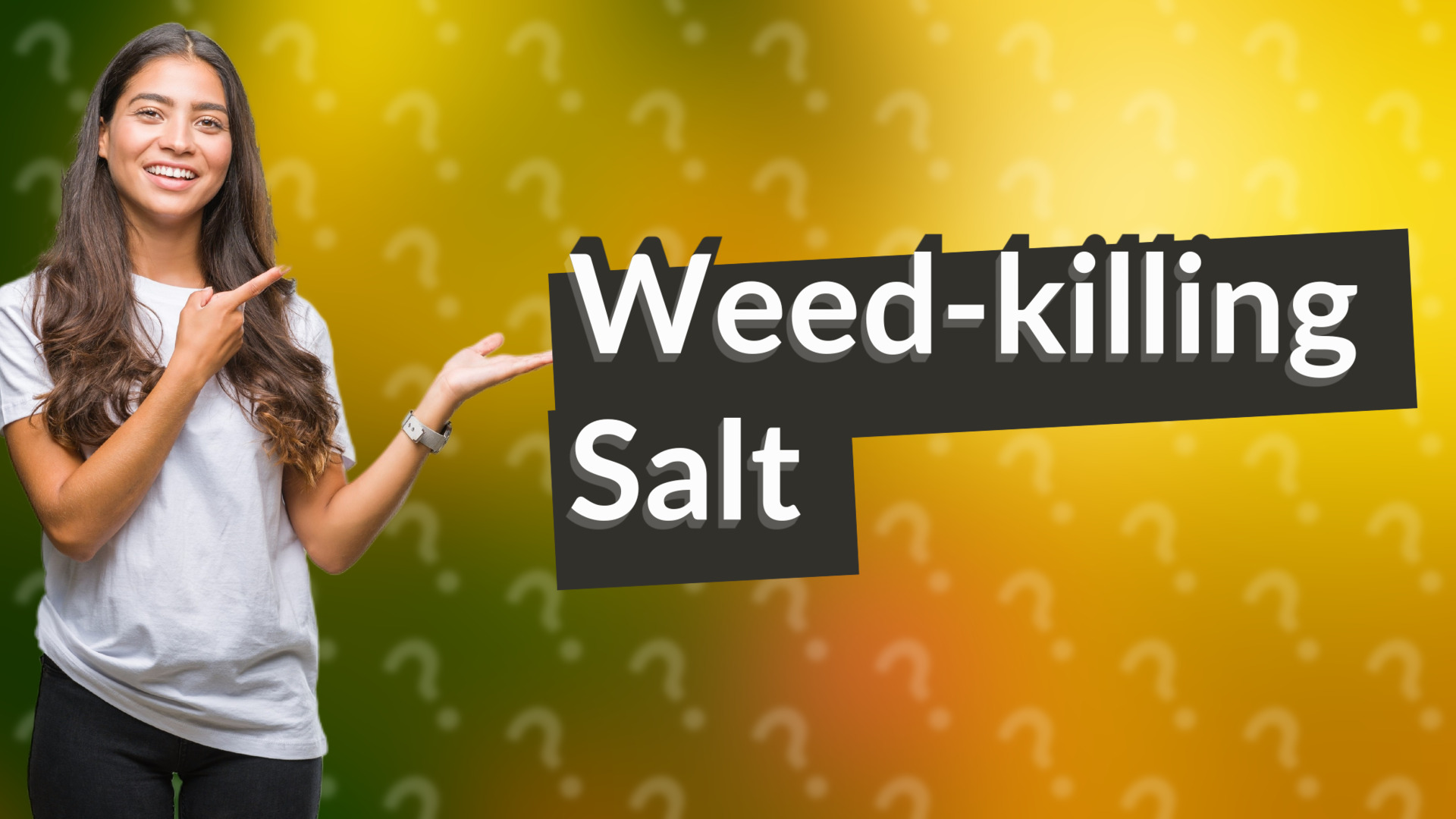 Weed-killing Salt
