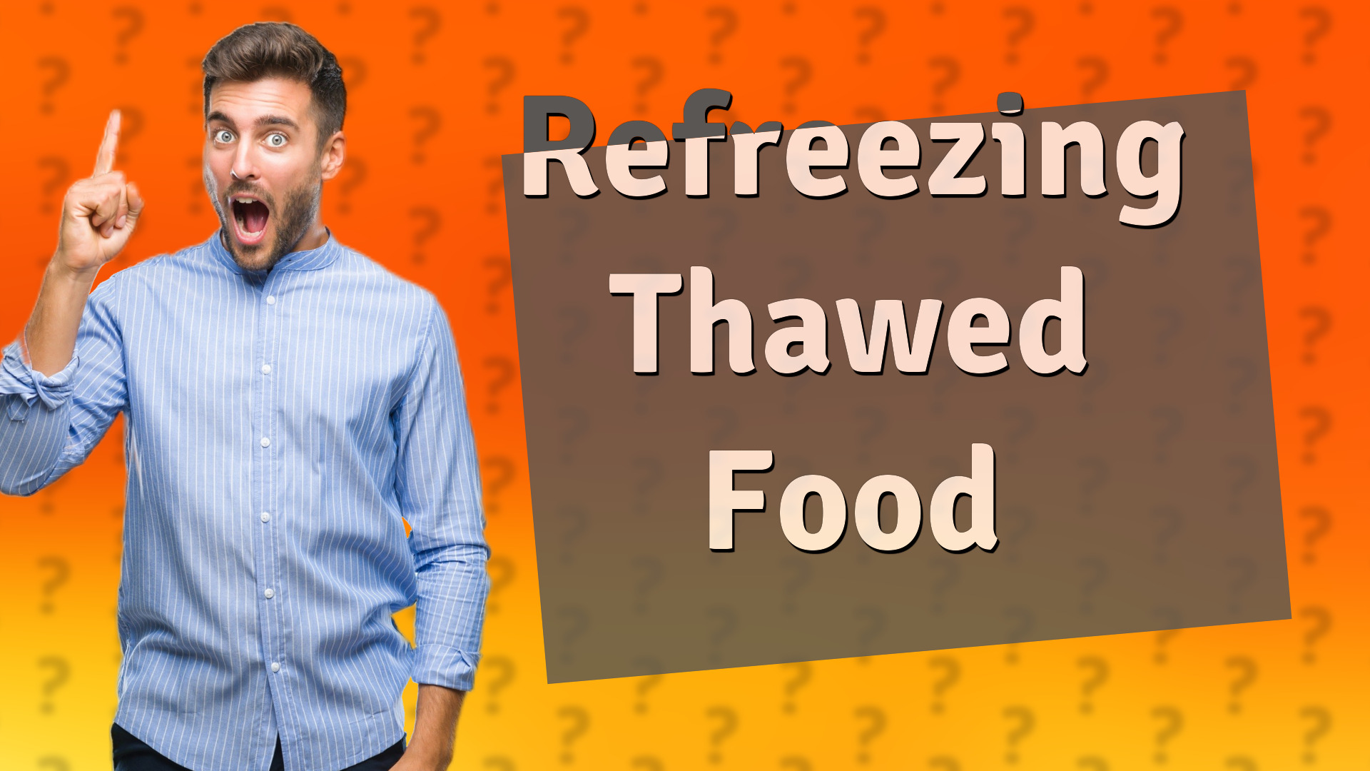 Refreezing Thawed Food