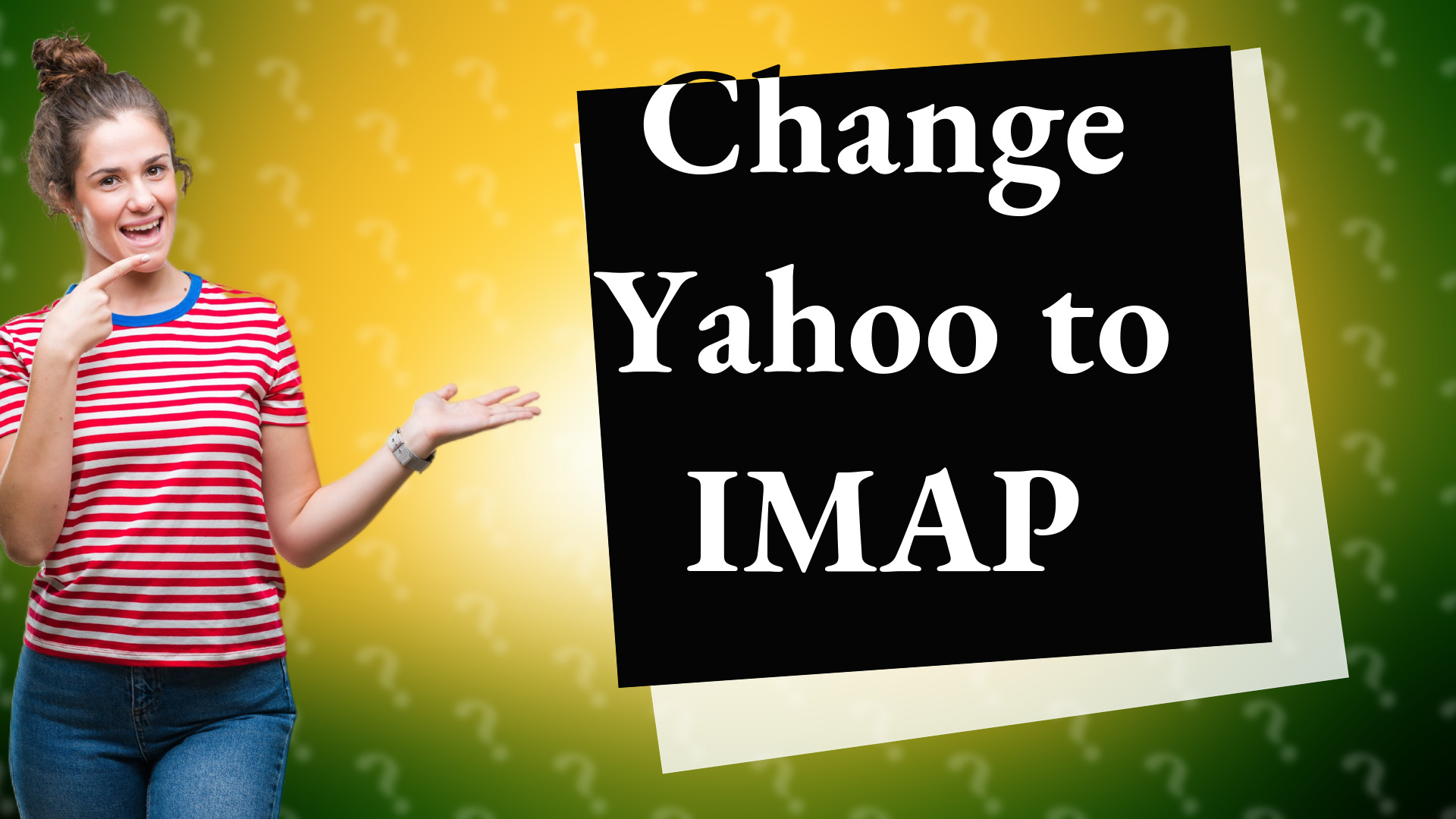 Change Yahoo to IMAP