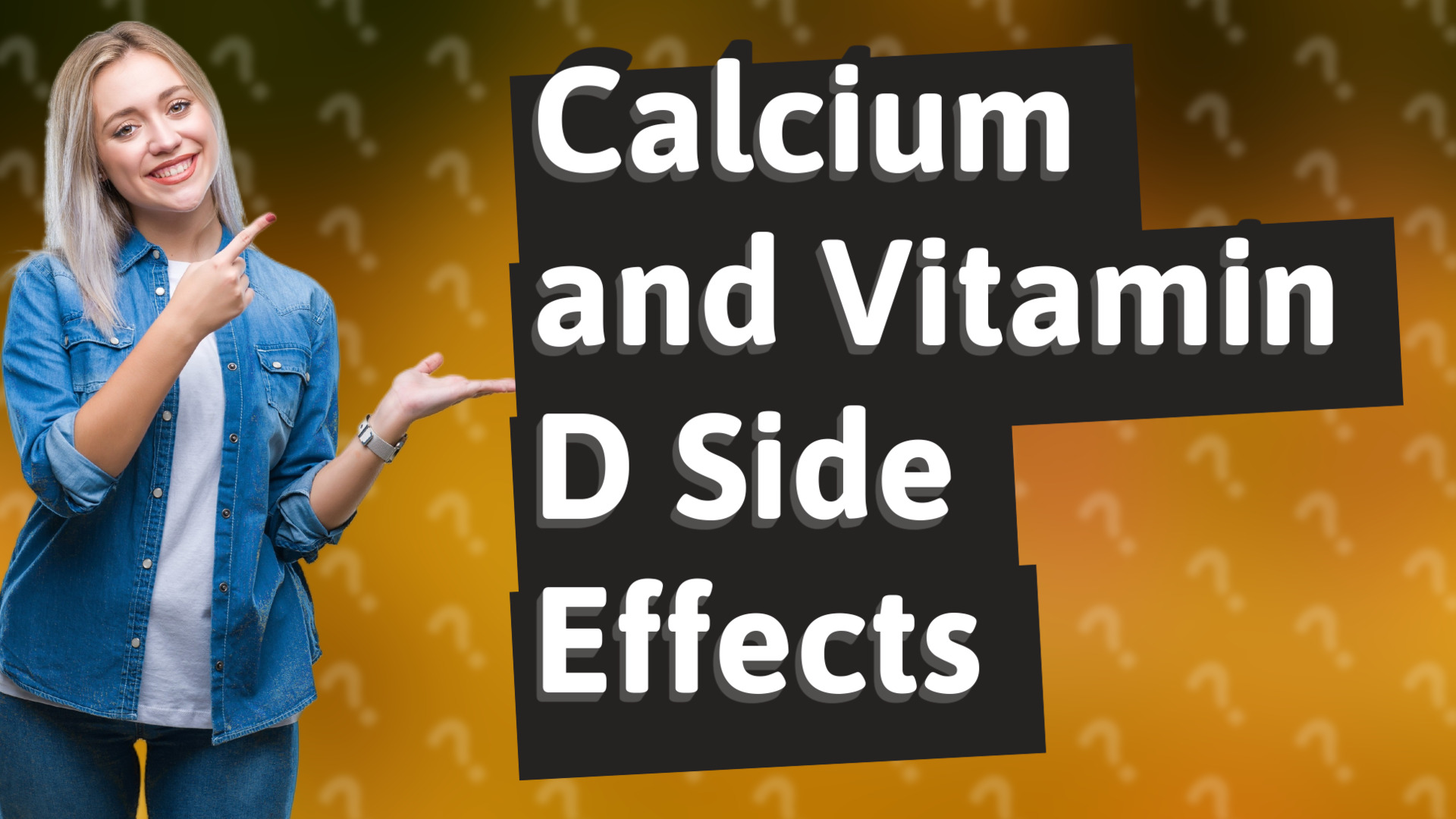 Calcium and Vitamin D Side Effects