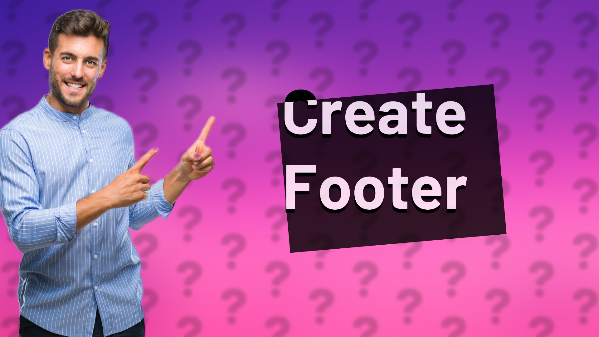 Create Footer