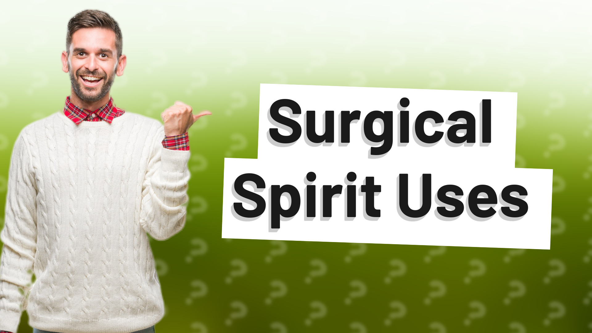 Surgical Spirit Uses