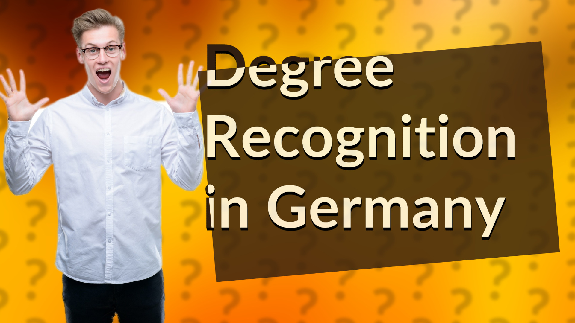 Degree Recognition in Germany