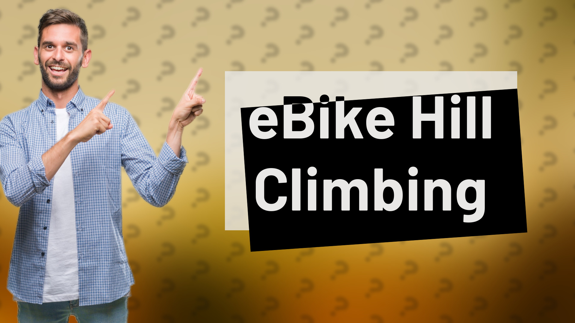 eBike Hill Climbing