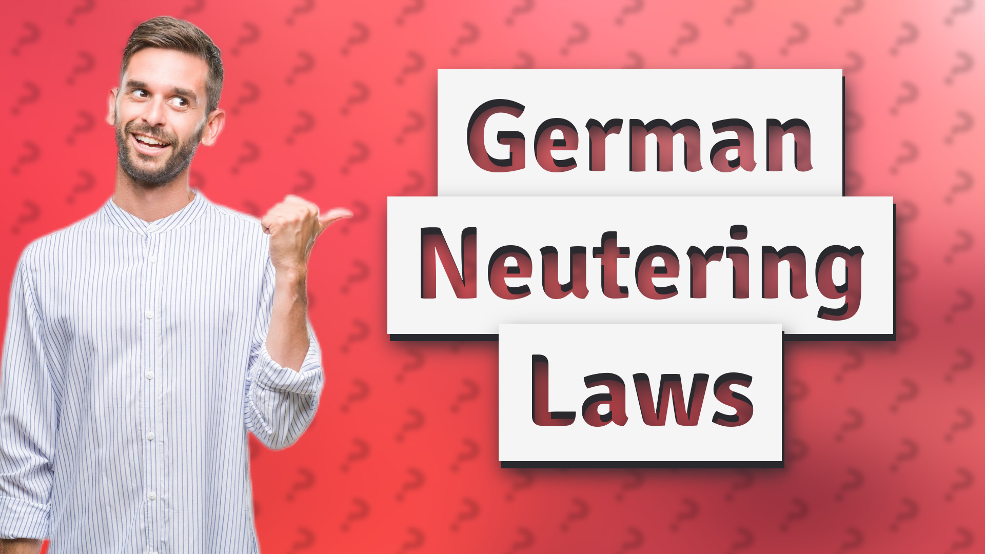 German Neutering Laws