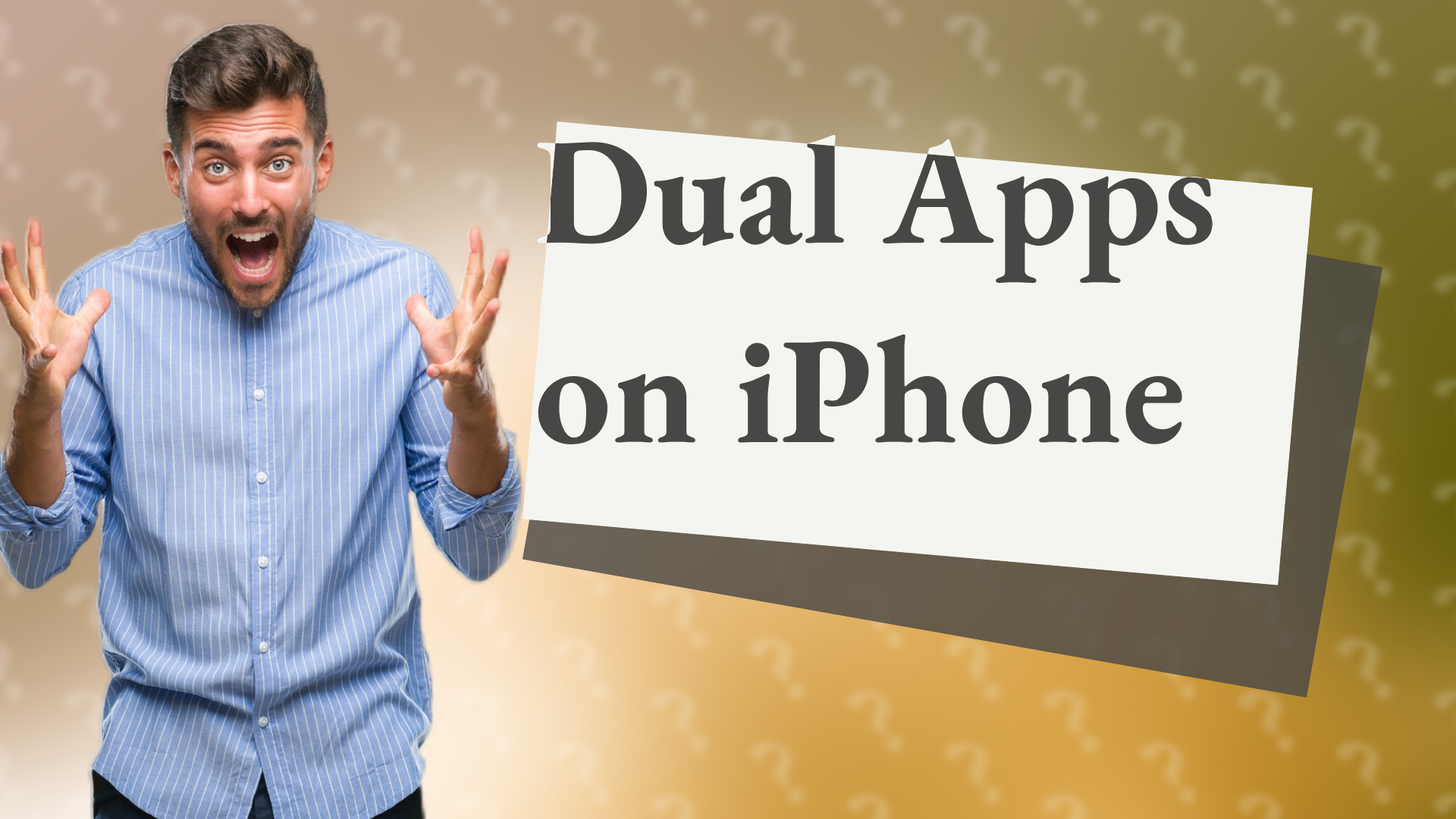 Dual Apps on iPhone